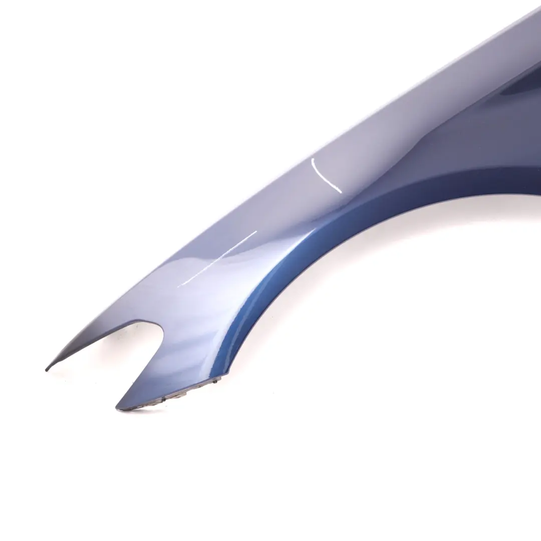 Side Panel Front Left N/S Fender Wing Panel Mediterranean Blue - C10 to BMW G30 G31 with Part number 7443687 BMW G30 G31 Side Panel Front Left N/S Fender Wing Panel Mediterranean Blue - C10 - SKU 7443687-MED - Part number 7443687