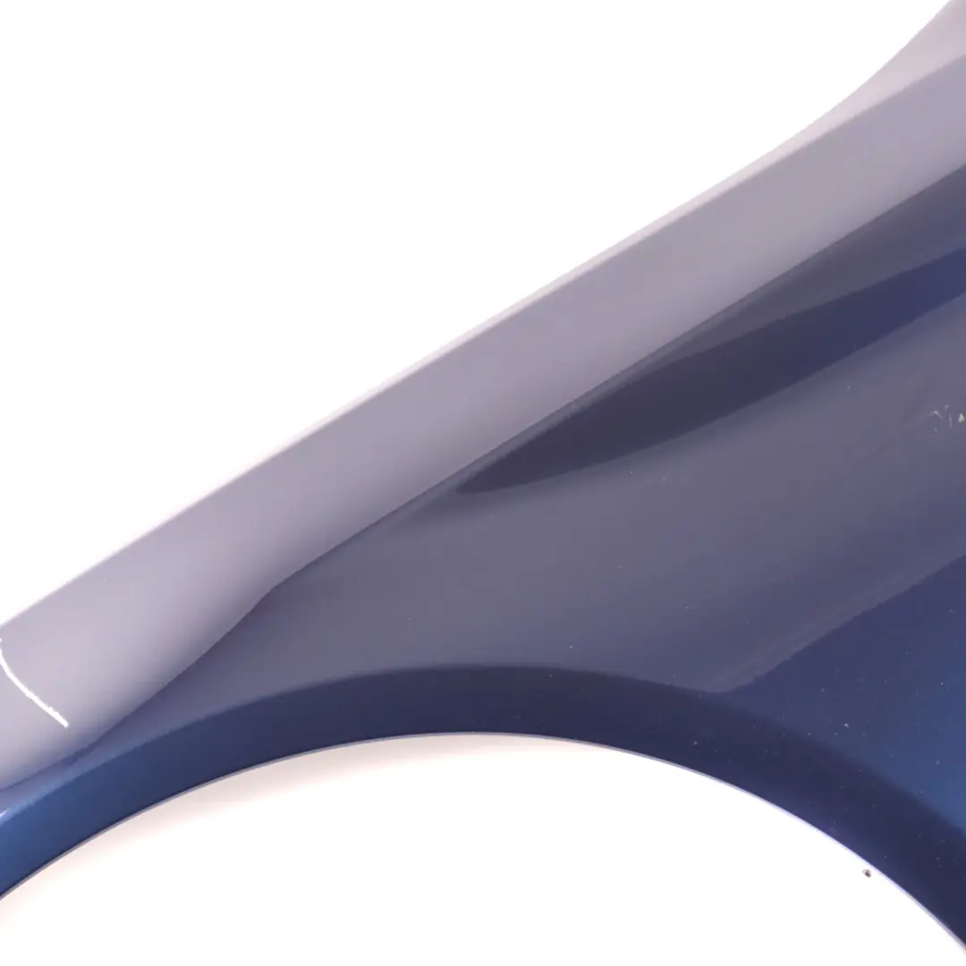 Side Panel Front Left N/S Fender Wing Panel Mediterranean Blue - C10 to BMW G30 G31 with Part number 7443687 BMW G30 G31 Side Panel Front Left N/S Fender Wing Panel Mediterranean Blue - C10 - SKU 7443687-MED - Part number 7443687
