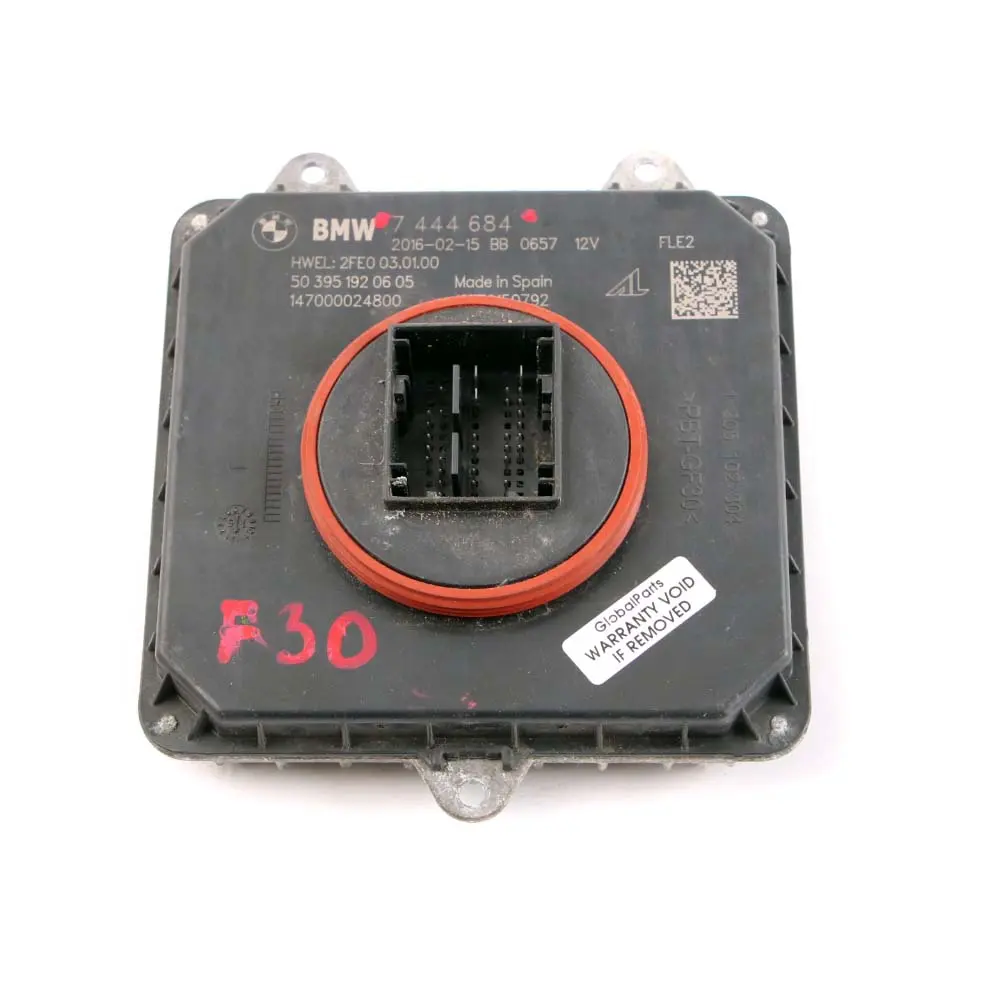 Headlight Control Unit Module FLE2 pour BMW F20 F21 F30 LCI à propos du numéro de pièce 7444684 BMW F20 F21 F30 LCI Headlight Control Unit Module FLE2 - SKU 7444684 - Numéro de pièce 7444684