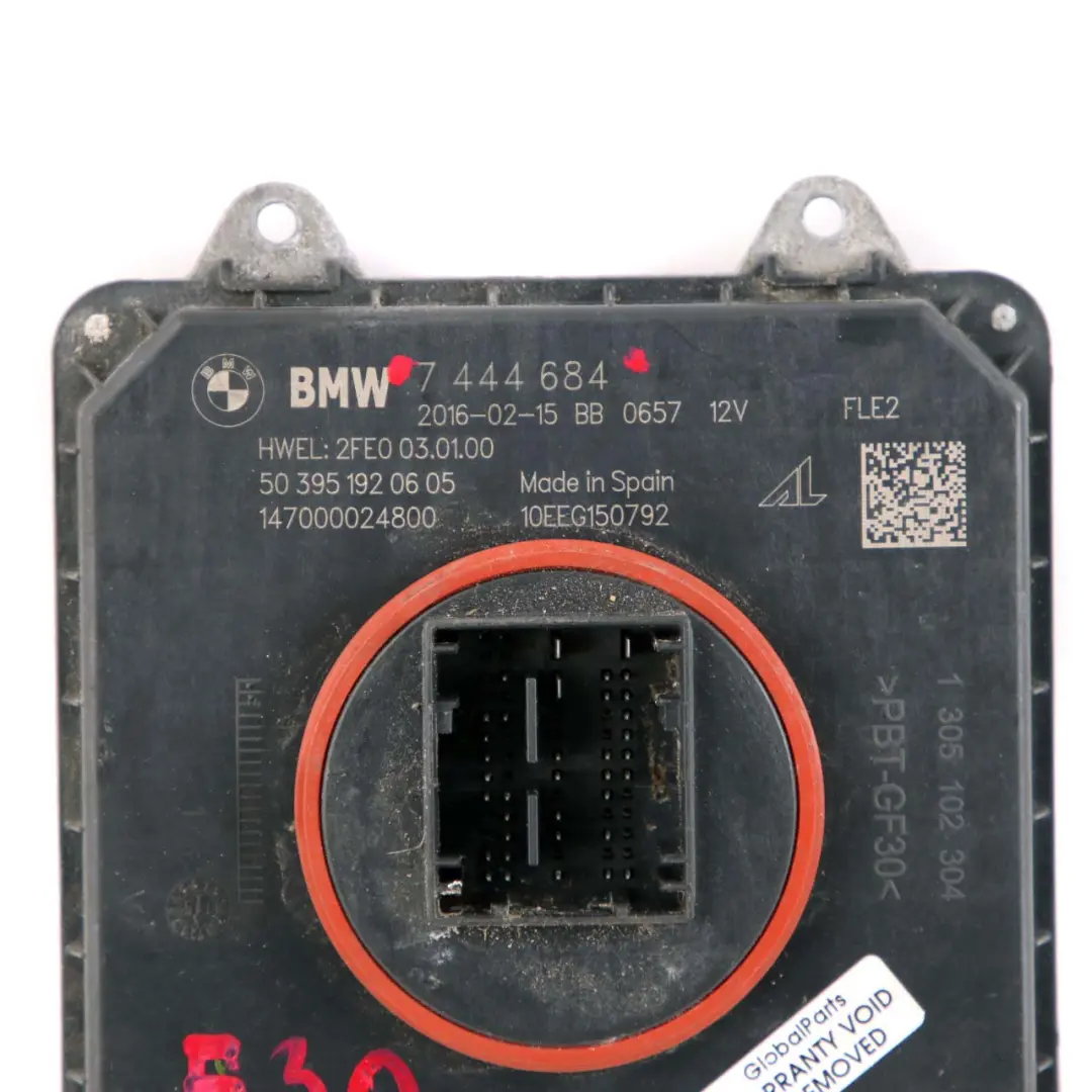 BMW F20 F21 F30 LCI Scheinwerfersteuergerät Modul FLE2 - SKU 7444684 - Teilenummer 7444684