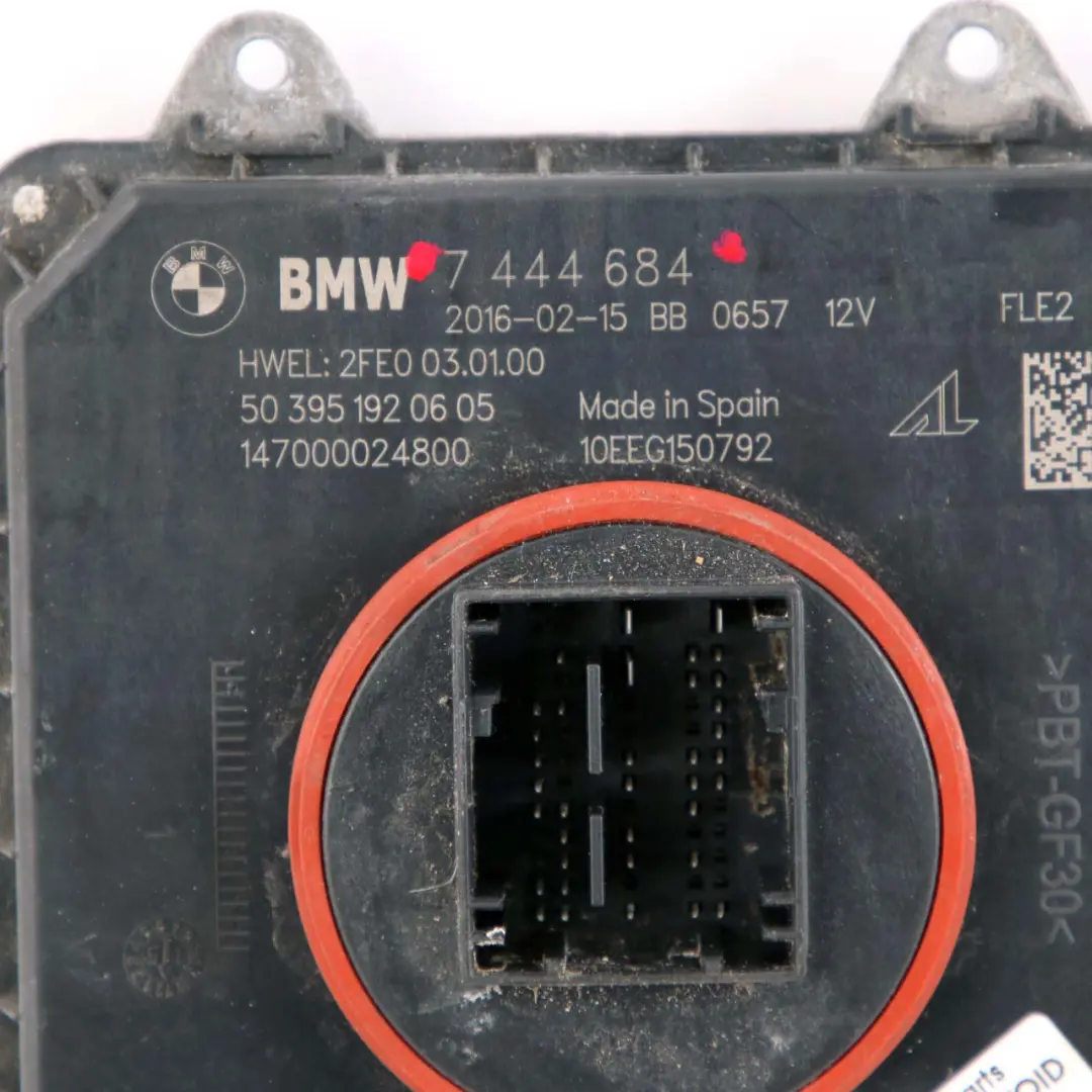 BMW F20 F21 F30 LCI Scheinwerfersteuergerät Modul FLE2 - SKU 7444684 - Teilenummer 7444684