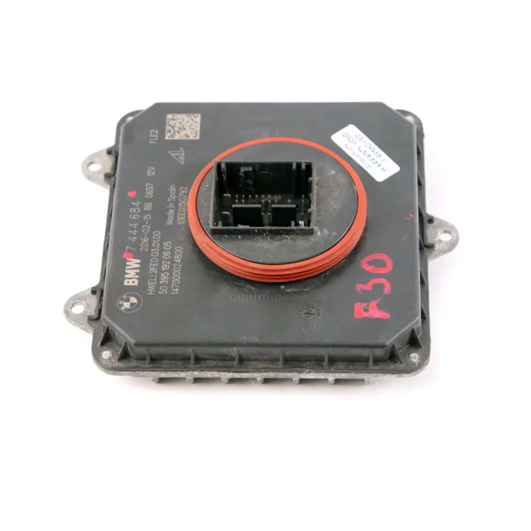 Unidad de Control de Faros Módulo FLE2 para BMW F20 F21 F30 LCI con número de pieza 7444684 BMW F20 F21 F30 LCI Unidad de Control de Faros Módulo FLE2 - SKU 7444684 - Número de pieza 7444684