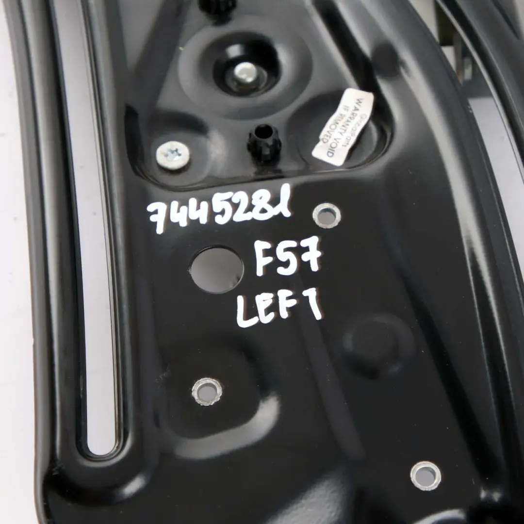 Window Lifter Mech Regulator Motor Left N/S to Mini Cooper F57 Convertible Rear with Part number 7445281 Mini Cooper F57 Convertible Rear Window Lifter Mech Regulator Motor Left N/S - SKU 7445281 - Part number 7445281