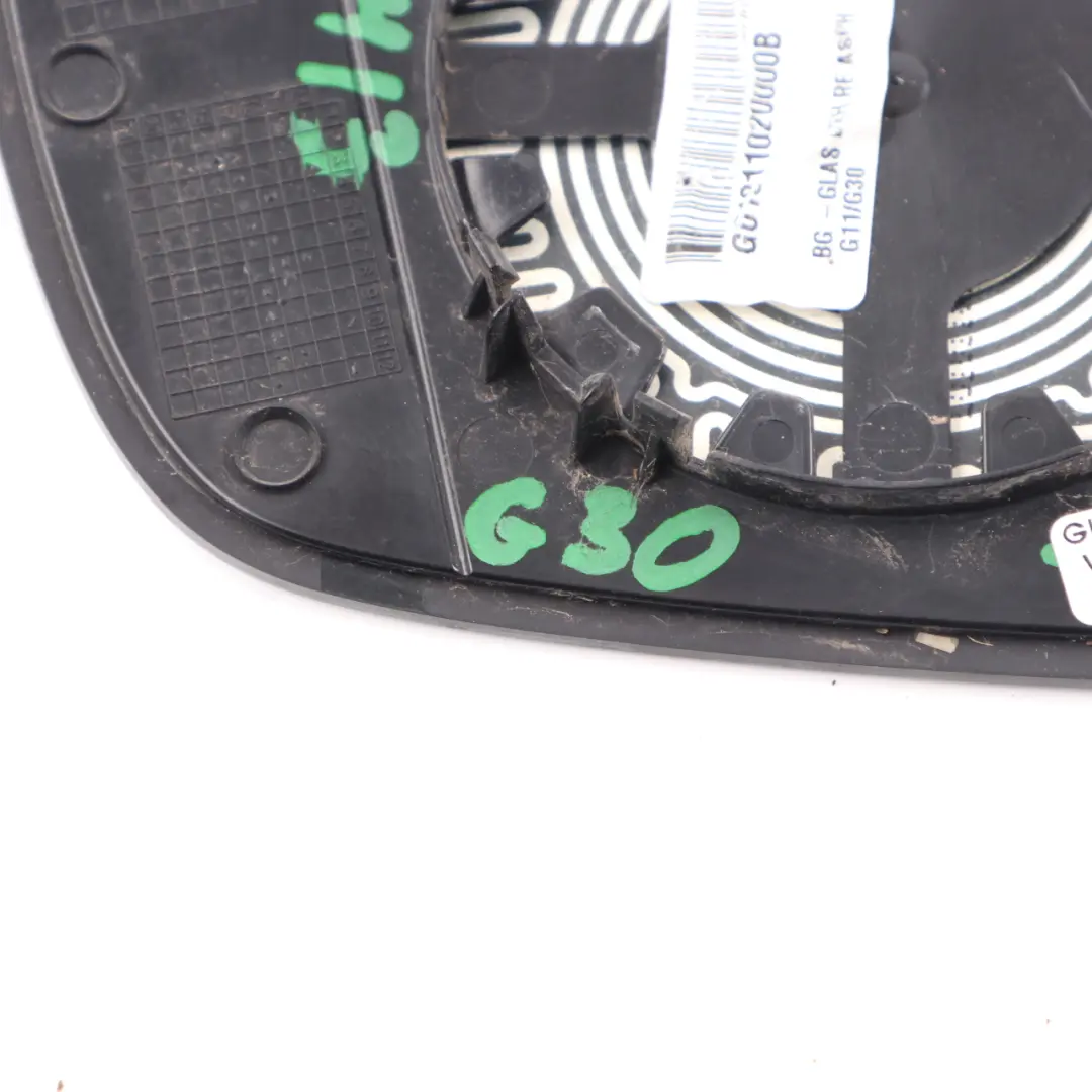  Wing Mirror Glass BMW G11 G30 G31 Left N/S Heated Auto Dip Wide Angle - SKU 7445413 - Part number 7445413