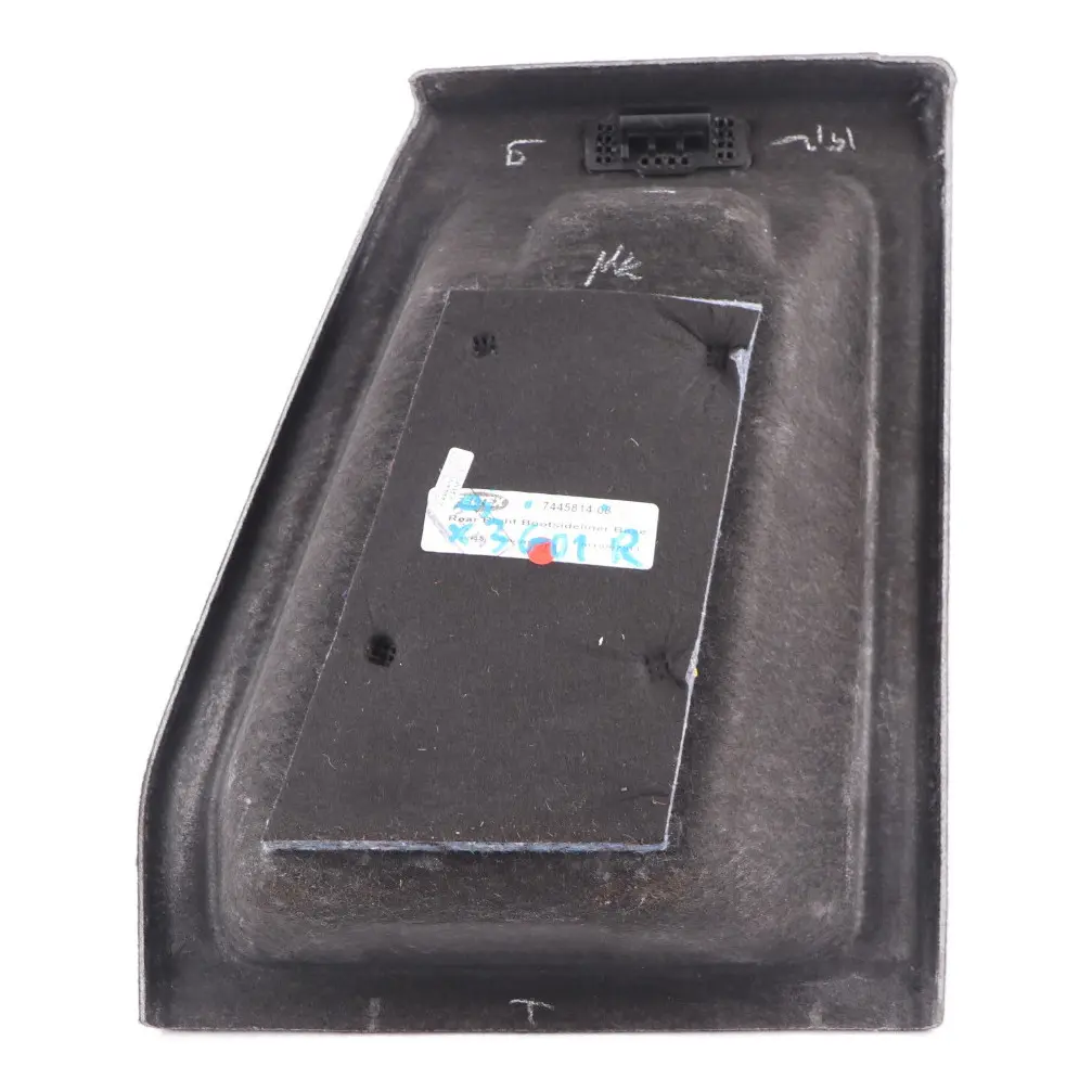 Boot Trunk Side Panel Right O/S Luggage Compartment Trim to BMW X3 G01 with Part number 7445814 BMW X3 G01 Boot Trunk Side Panel Right O/S Luggage Compartment Trim - SKU 7445814 - Part number 7445814
