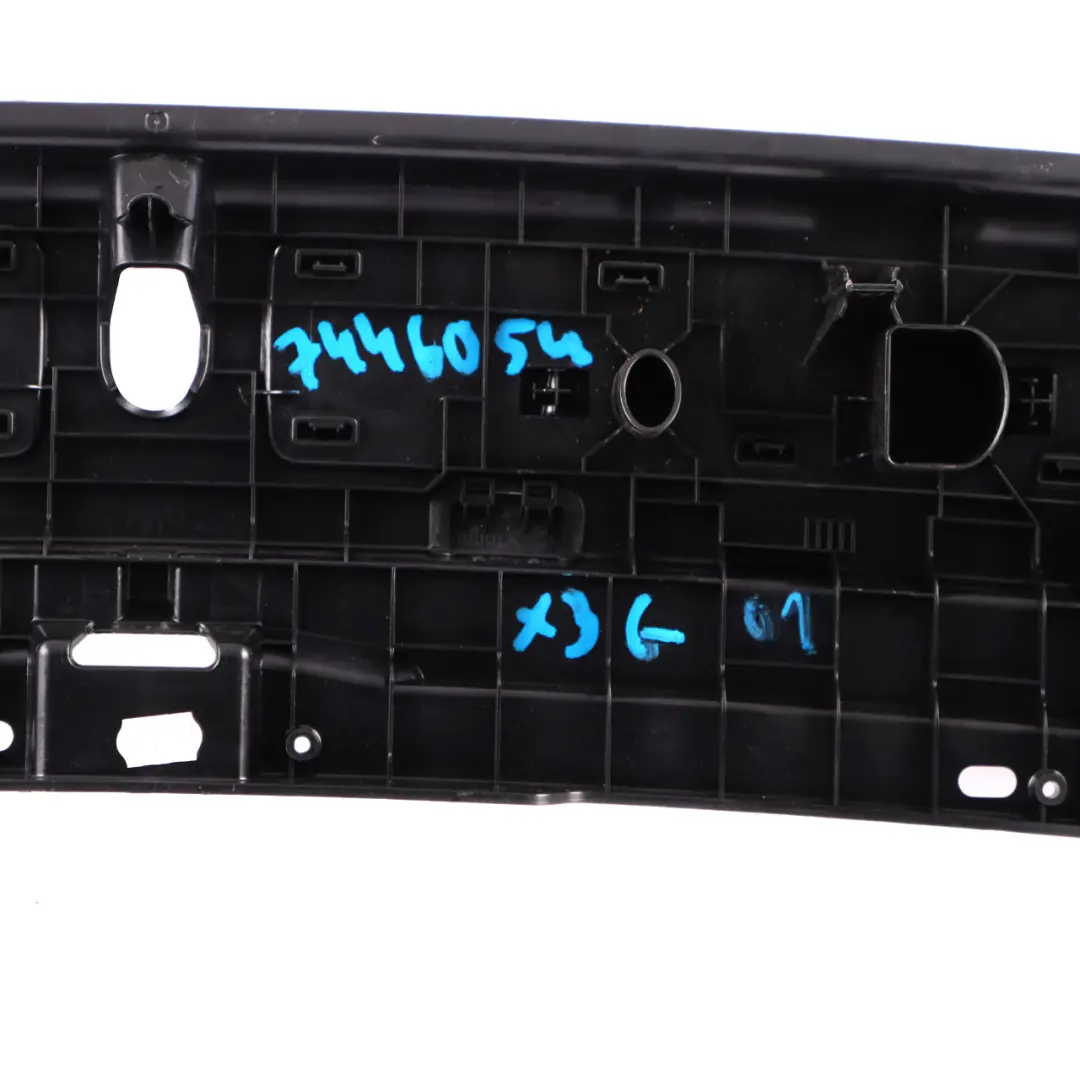 Loading Sill Boot Trunk Cover Luggage Edge Trim Panel Black to BMW X3 G01 with Part number 7446054 BMW X3 G01 Loading Sill Boot Trunk Cover Luggage Edge Trim Panel Black - SKU 7446054 - Part number 7446054