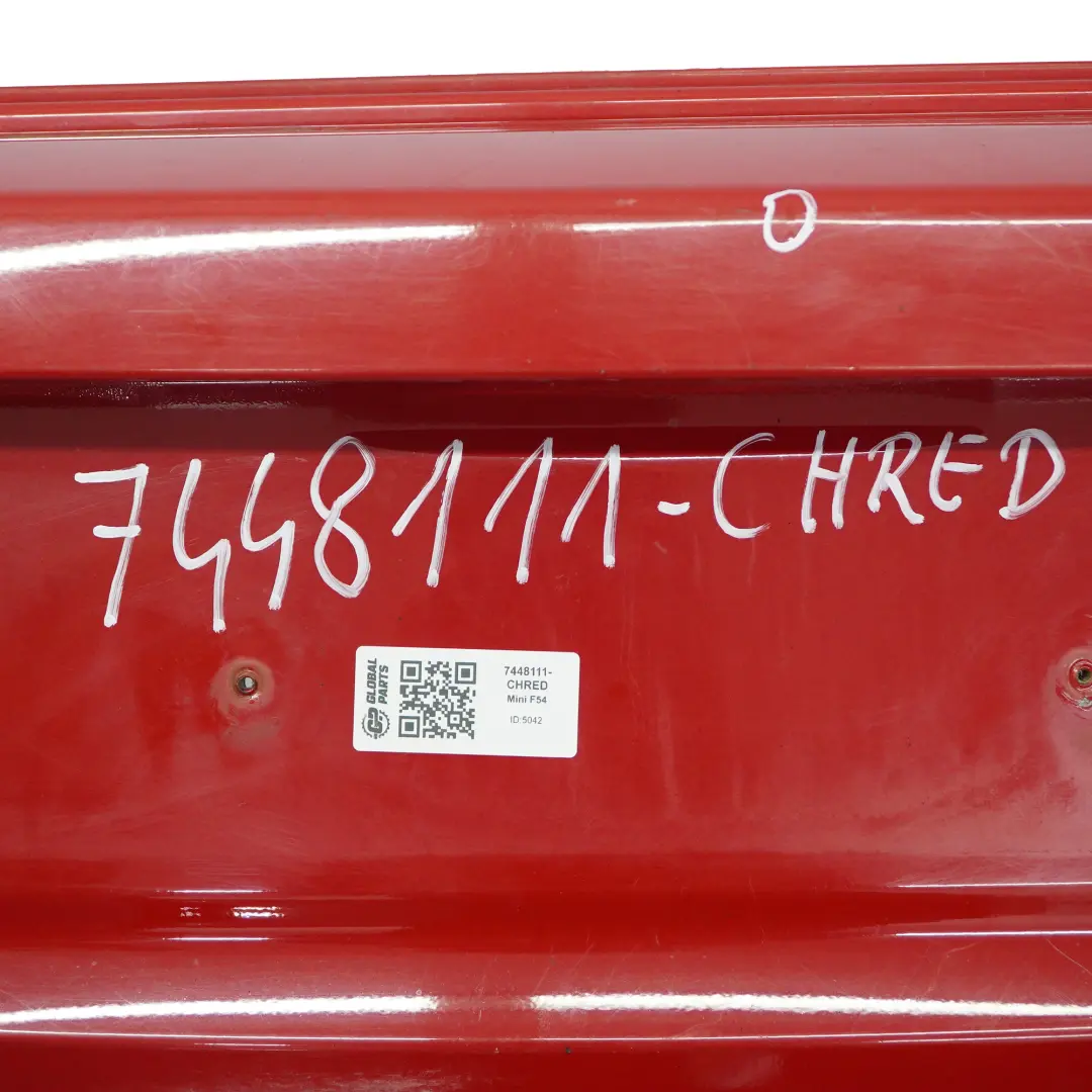  Embellecedor Parachoques Trasero Mini Clubman F54 Rojo Chili - 851 - SKU 7448111-CHRED - Número de pieza 7448111