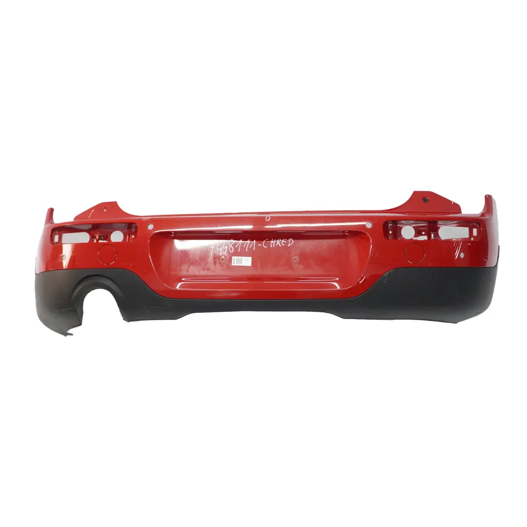 Bumper Mini Clubman F54 Trim Panel Covering Chili Red - 851 to Rear with Part number 7448111 Rear Bumper Mini Clubman F54 Trim Panel Covering Chili Red - 851 - SKU 7448111-CHRED - Part number 7448111