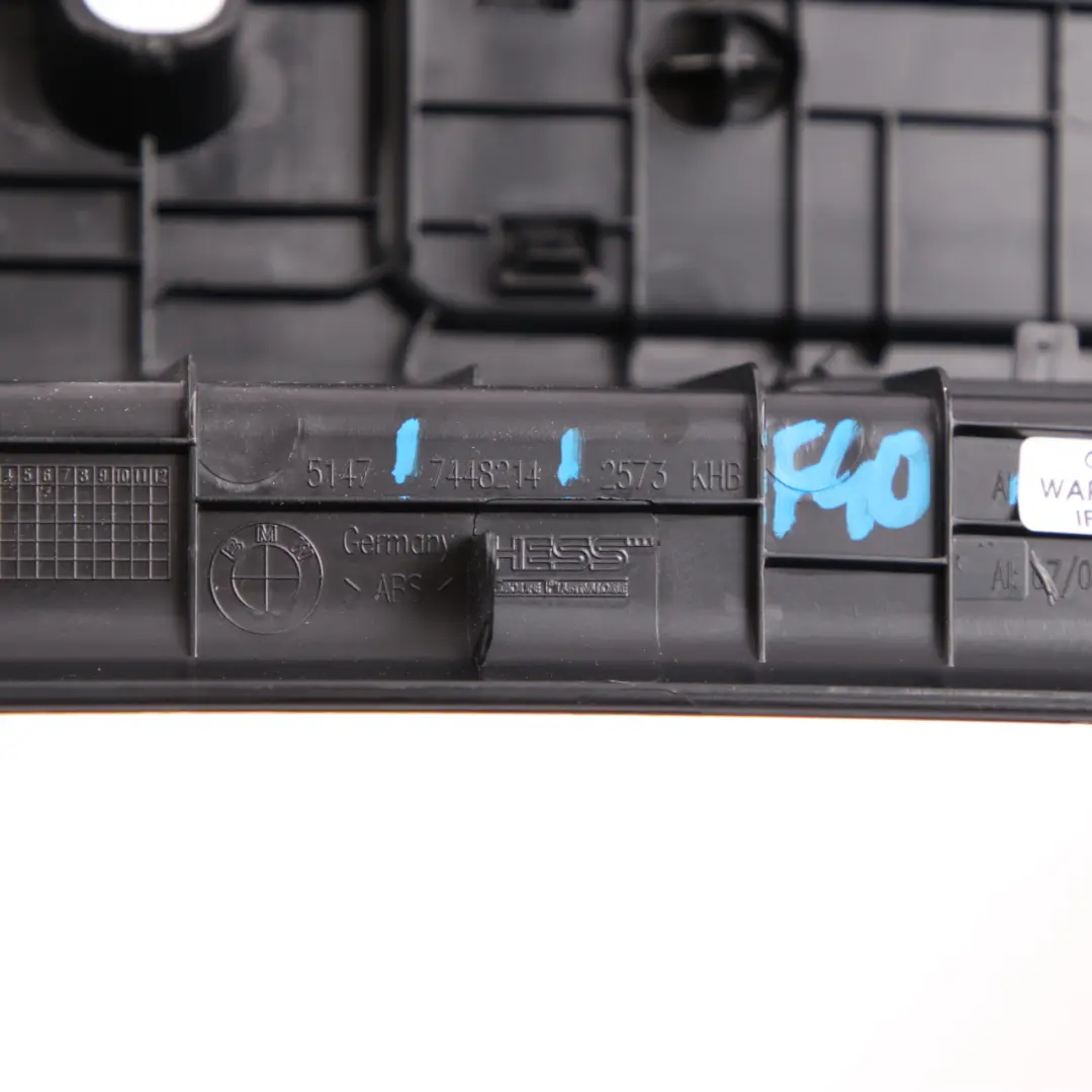 Loading Trim BMW F40 Trunk Edge Cover Tailgate Boot Stainless Steel to with Part number 7448214 Loading Trim BMW F40 Trunk Edge Cover Tailgate Boot Stainless Steel - SKU 7448214 - Part number 7448214