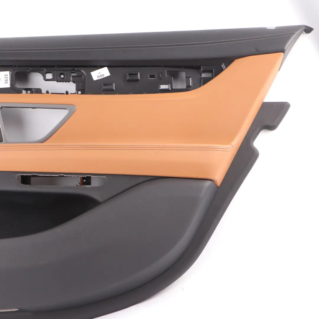 Door Card Rear Right O/S Lining Trim Panel HiFi Leather Cognac Black to BMW G11 with Part number 7448298 BMW G11 Door Card Rear Right O/S Lining Trim Panel HiFi Leather Cognac Black - SKU 7448298 - Part number 7448298