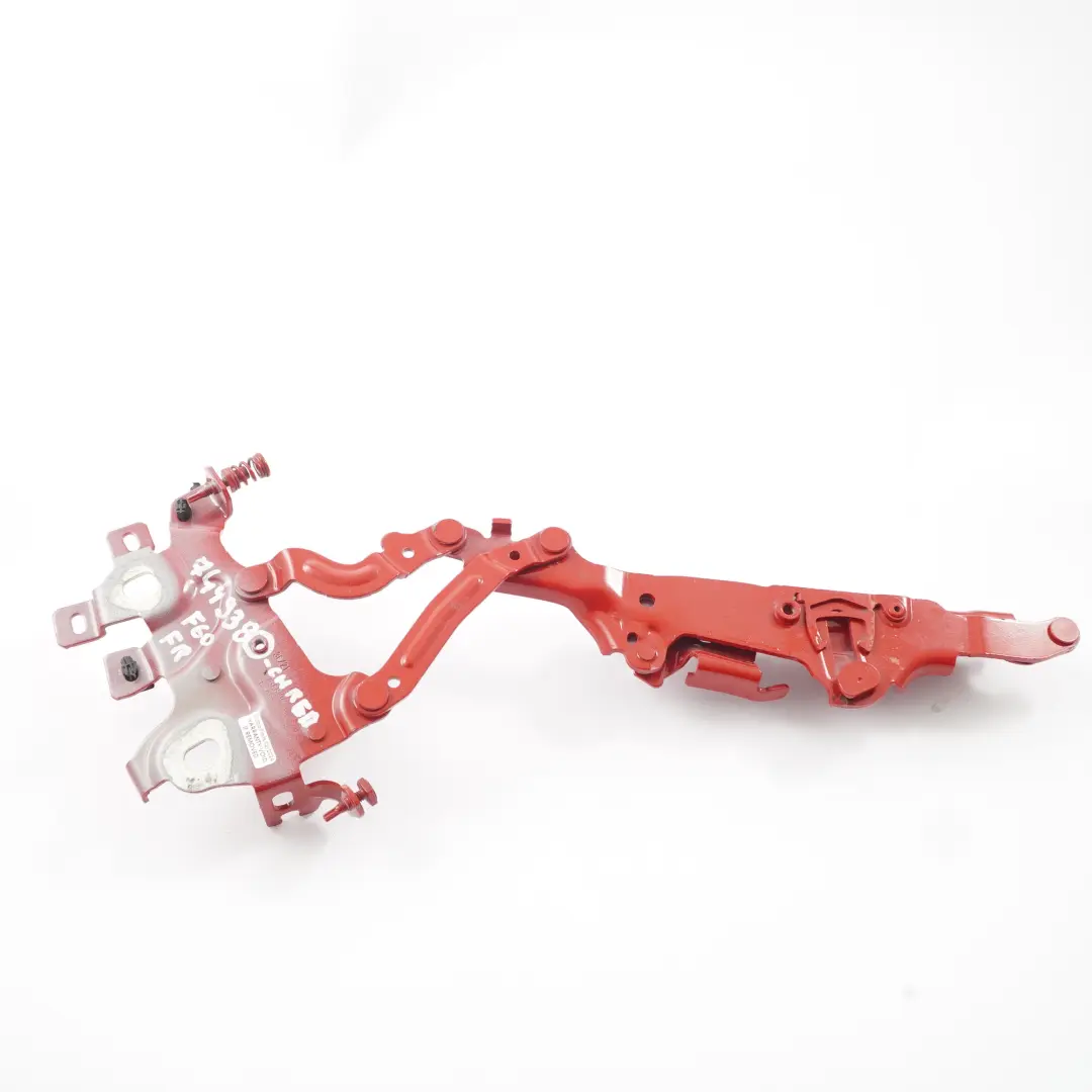 Charnière capot avant droite Rouge Chili - 851 7388104 pour Mini Countryman F60 à propos du numéro de pièce 7449380 Mini Countryman F60 Charnière capot avant droite Rouge Chili - 851 7388104 - SKU 7449380-CHRED - Numéro de pièce 7449380