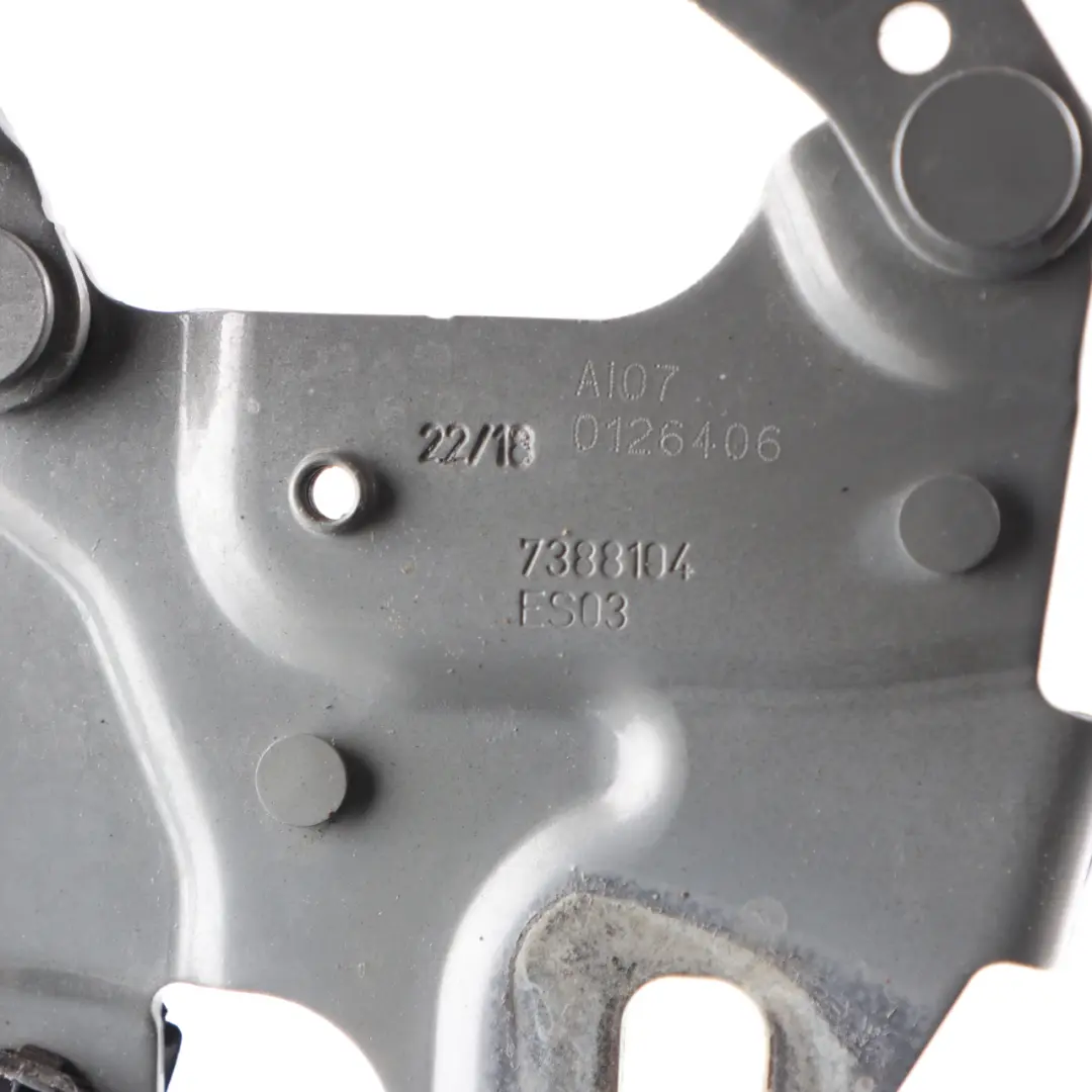 Hood Hinge Bonnet Front Right O/S Moonwalk Grey B71 to Mini Countryman F60 with Part number 7449380 Mini Countryman F60 Hood Hinge Bonnet Front Right O/S Moonwalk Grey B71 - SKU 7449380-MGM - Part number 7449380