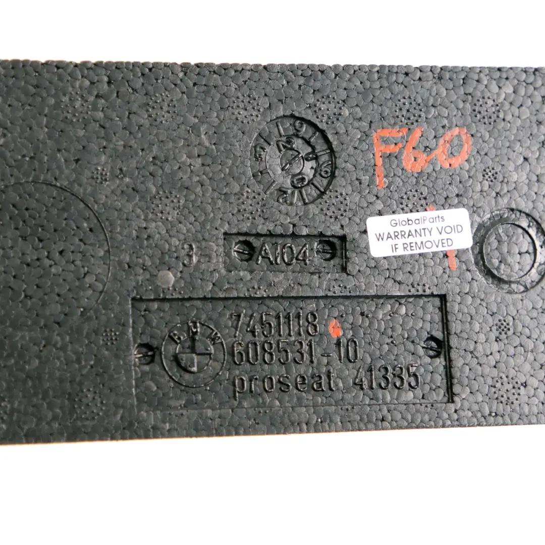Mini Countryman F60 Soporte Panel Embellecedor Travesaño Portaequipajes - SKU 7451118 - Número de pieza 7451118