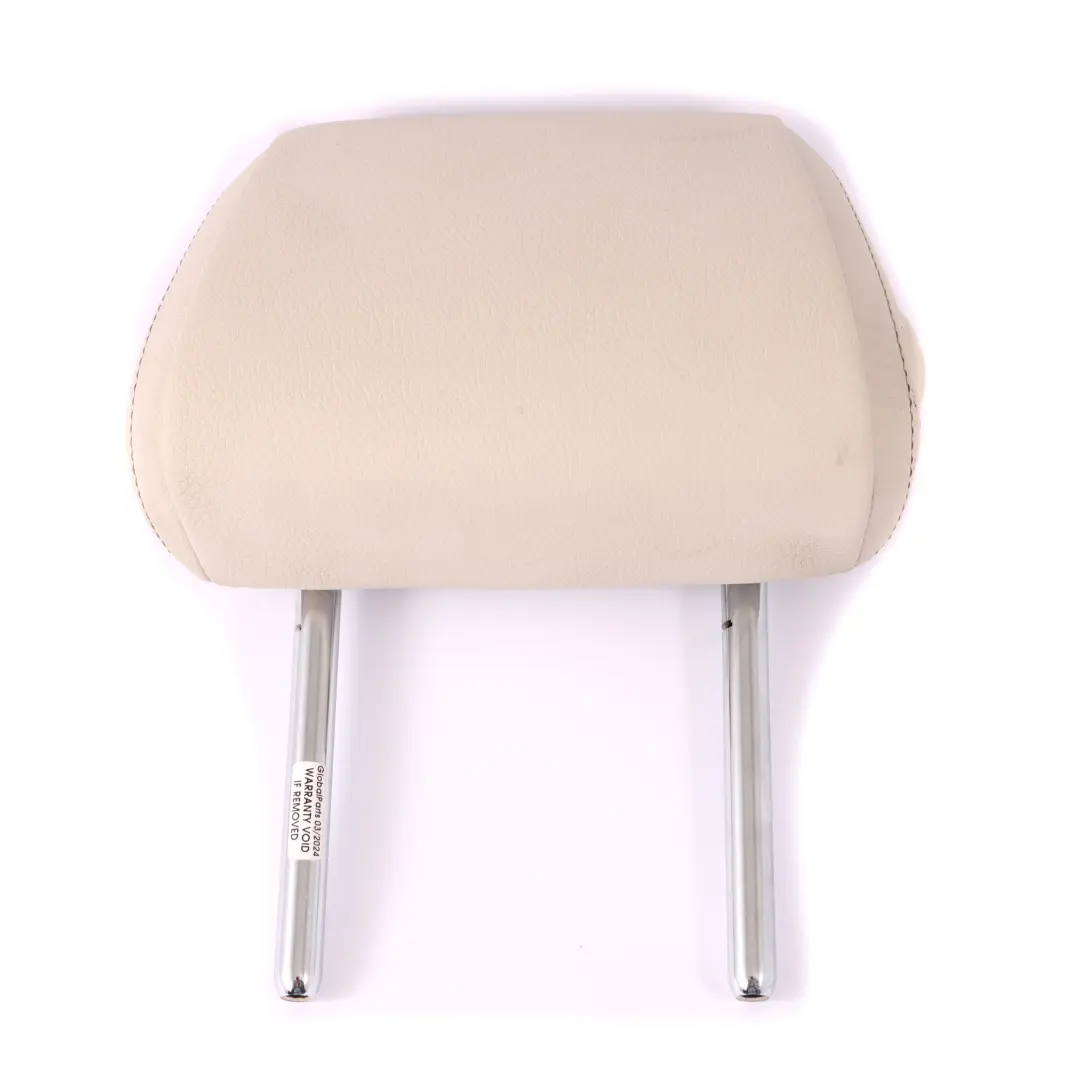  Headrest BMW G30 Rear Seat Centre Leather Dakota Elfenbein Weiss White - SKU 7452205 - Part number 7452206