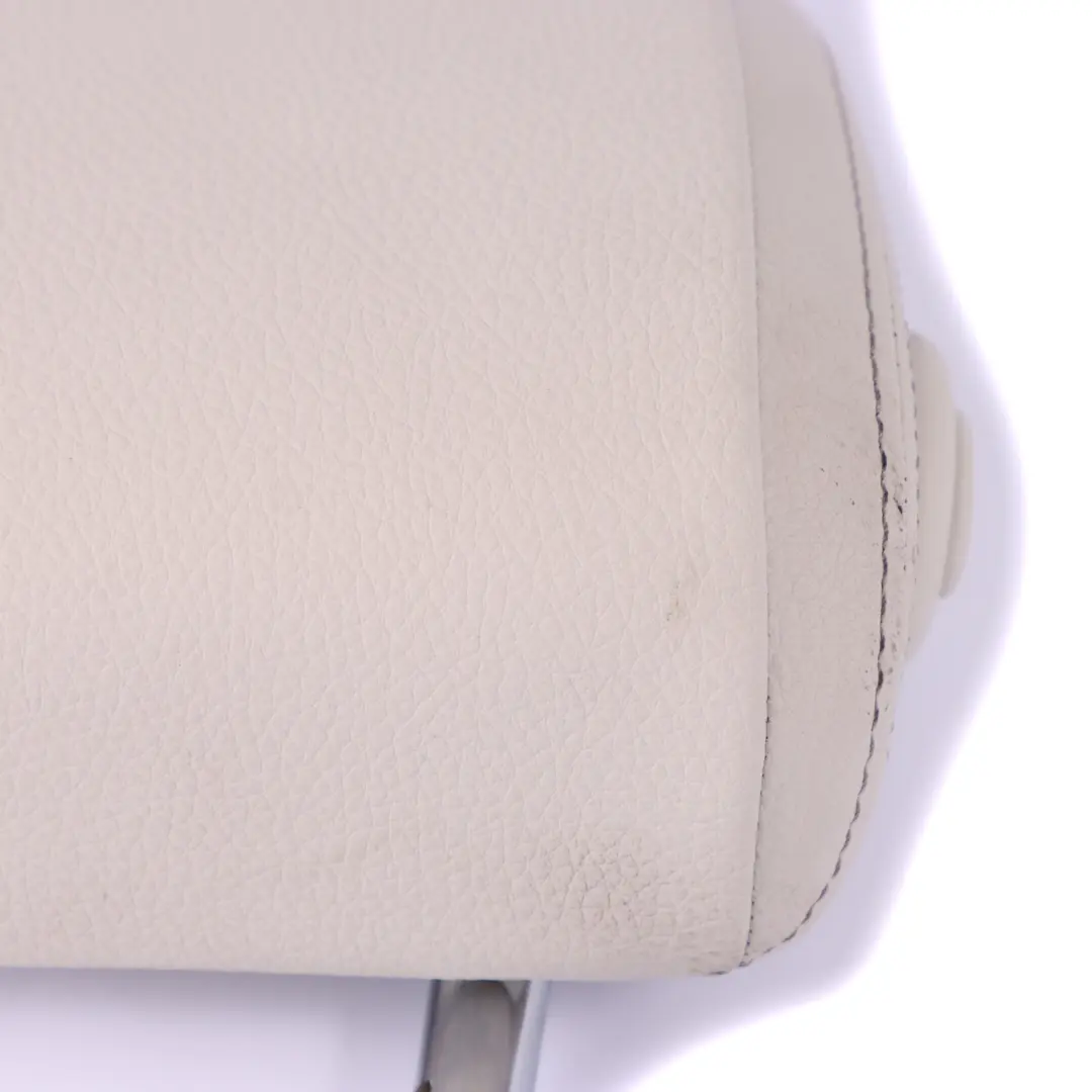  Headrest BMW G30 Rear Seat Centre Leather Dakota Elfenbein Weiss White - SKU 7452205 - Part number 7452206