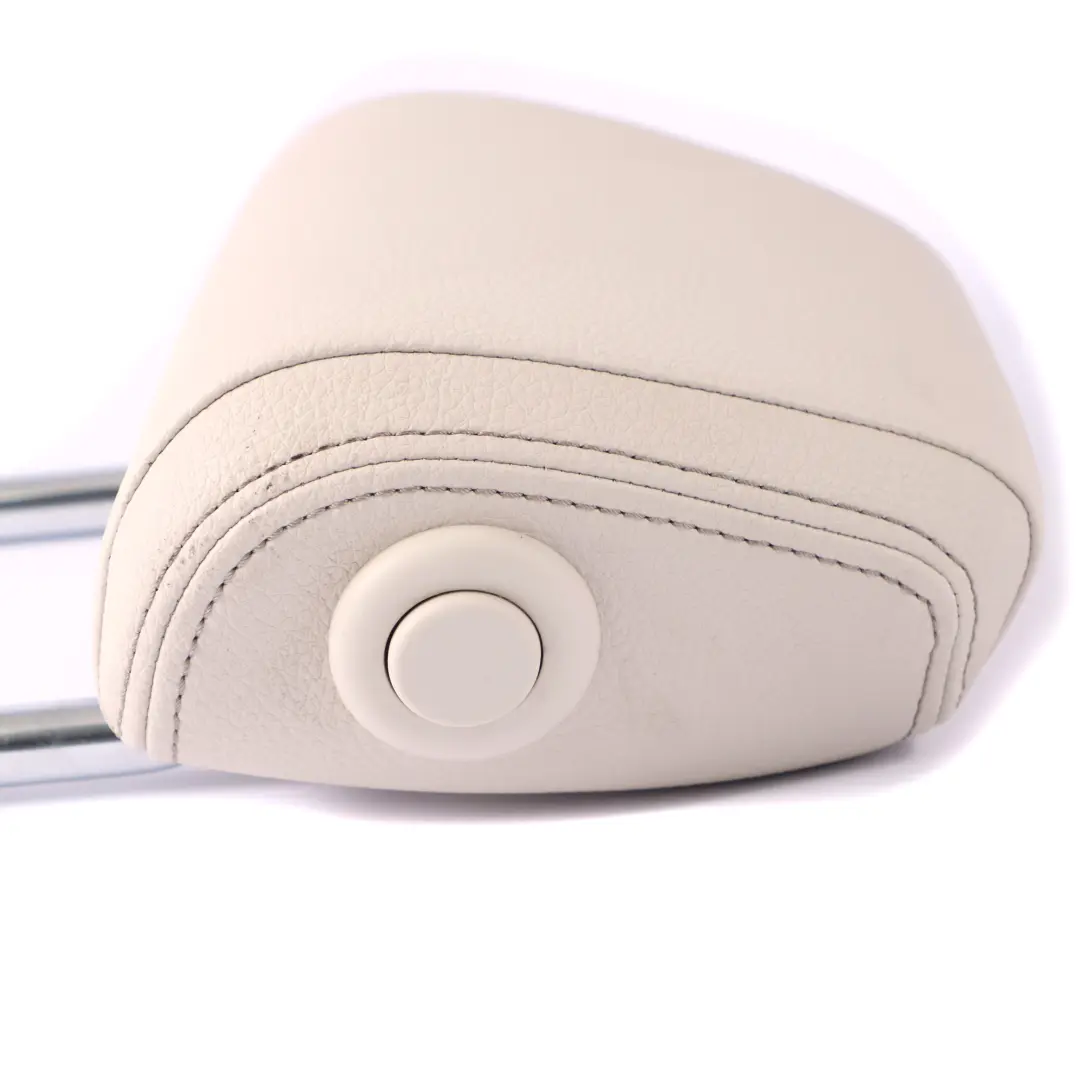  Headrest BMW G30 Rear Seat Centre Leather Dakota Elfenbein Weiss White - SKU 7452205 - Part number 7452206