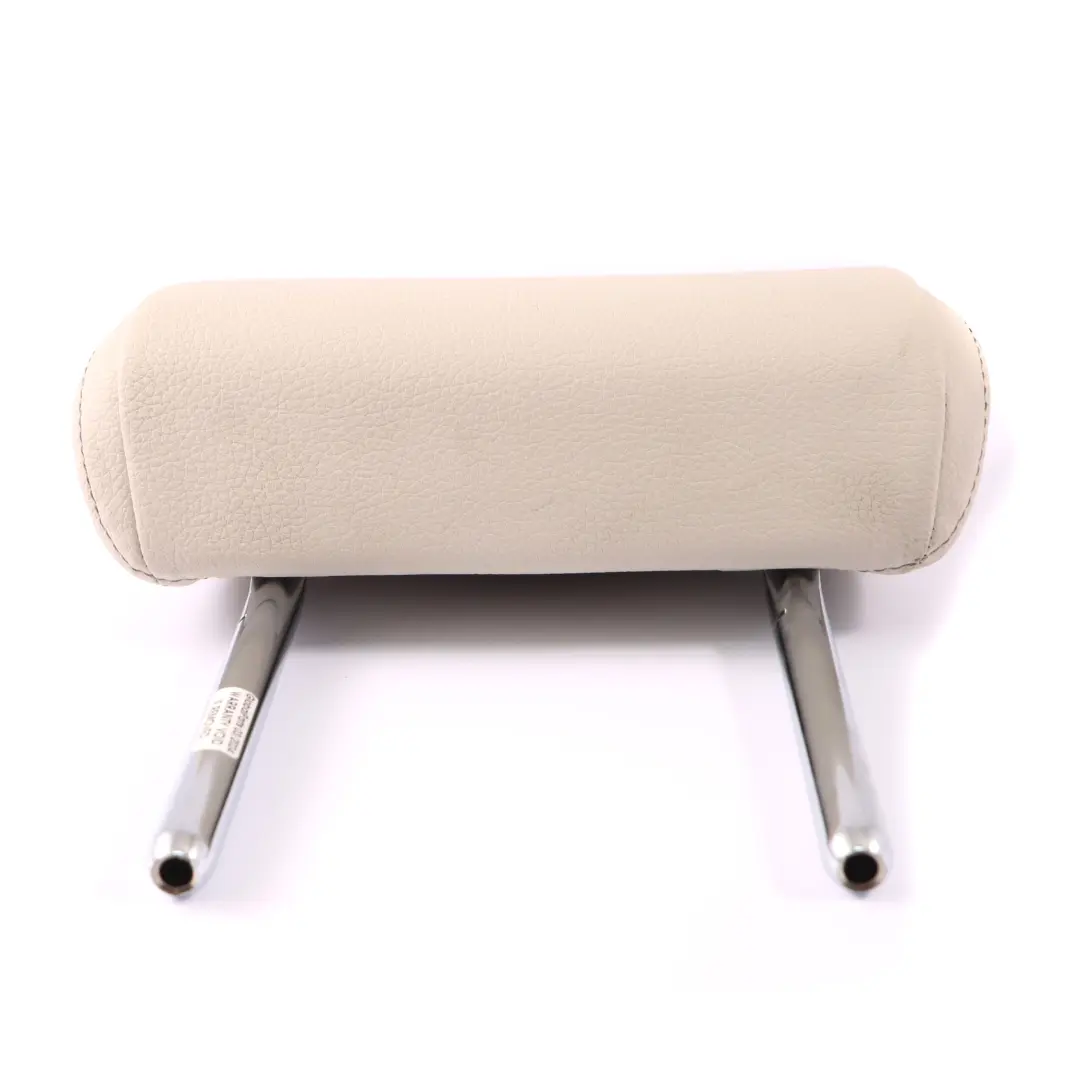 Headrest BMW G30 Rear Seat Centre Leather Dakota Elfenbein Weiss White to with Part number 7452206 Headrest BMW G30 Rear Seat Centre Leather Dakota Elfenbein Weiss White - SKU 7452205 - Part number 7452206