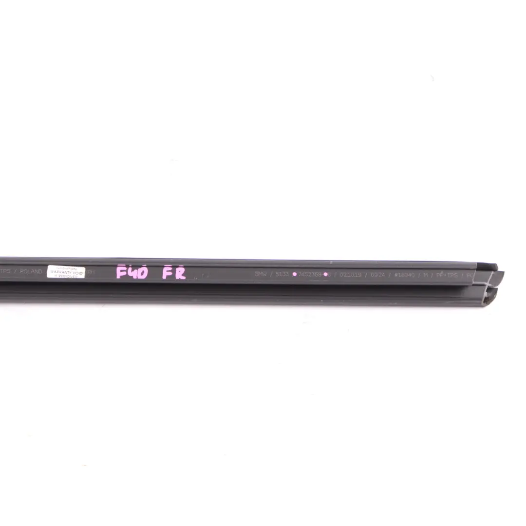 BMW F40 Channel Sealing Inside Door Front Right O/S - SKU 7452368 - Part number 7452368