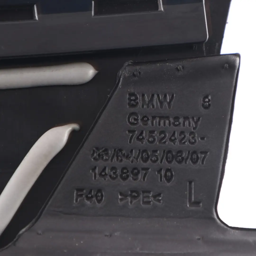 BMW F40 Cover Column B Pillar Door Rear Left N/S Finisher Strip - SKU 7452375 - Part number 7452375