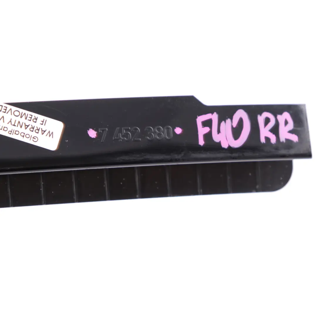 Door Pillar BMW F40 Cover B Rear Right O/S Trim High Gloss Shadow Line to with Part number 7452380 Door Pillar BMW F40 Cover B Rear Right O/S Trim High Gloss Shadow Line - SKU 7452380 - Part number 7452380