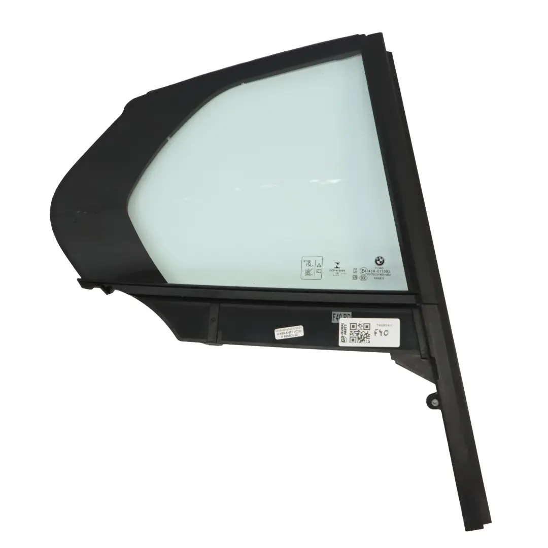 Vitre de Quartier Latéral Fixe Vitrage Arrière Droit AS2 pour BMW F40 à propos du numéro de pièce 7452414 BMW F40 Vitre de Quartier Latéral Fixe Vitrage Arrière Droit AS2 - SKU 7452414-1 - Numéro de pièce 7452414