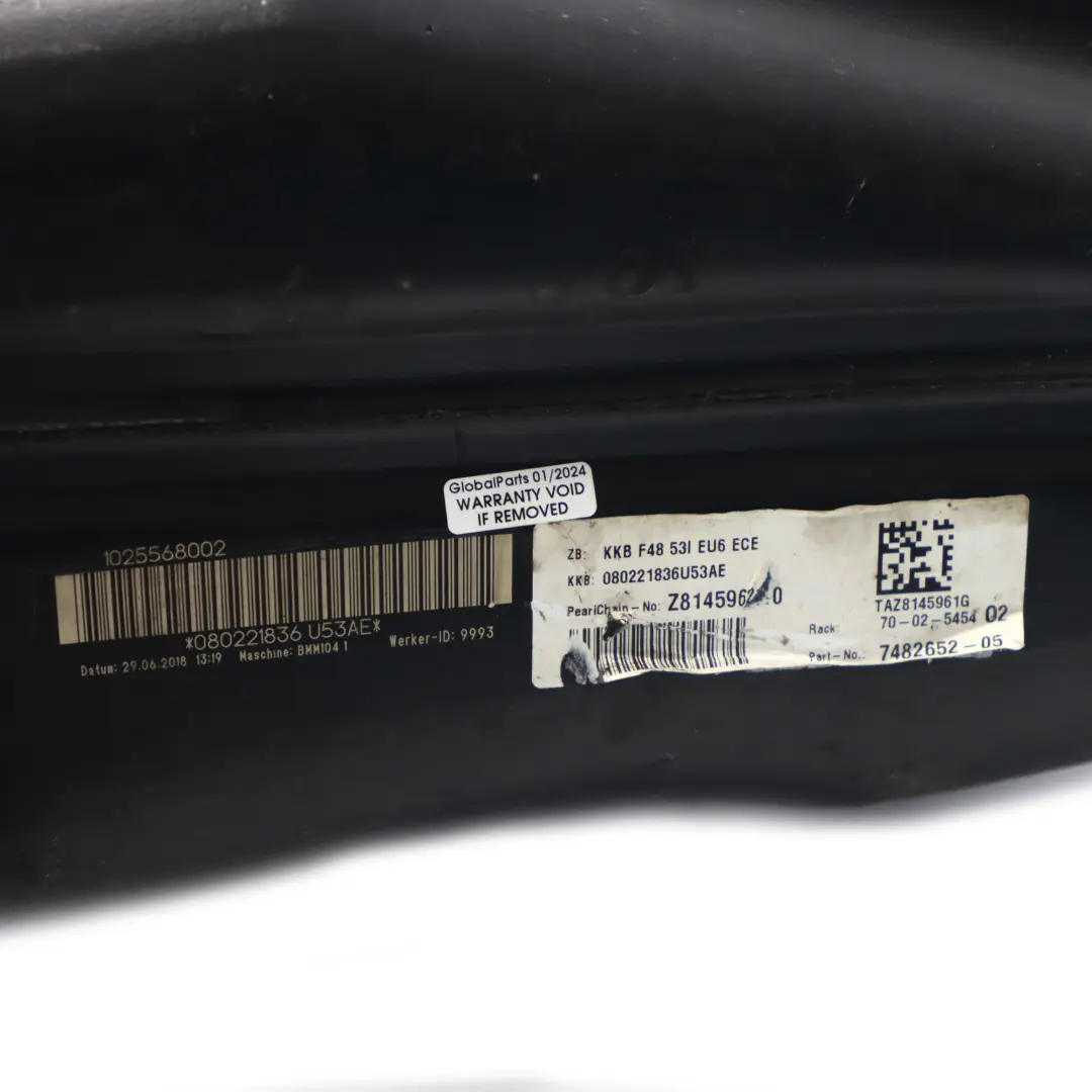 B36 B38 B46 B48 Gasolina Tanque de Combustible Completo para BMW F45 X1 F48 Mini F60 con número de pieza 7453427 BMW F45 X1 F48 Mini F60 B36 B38 B46 B48 Gasolina Tanque de Combustible Completo - SKU 7453427-1 - Número de pieza 7453427