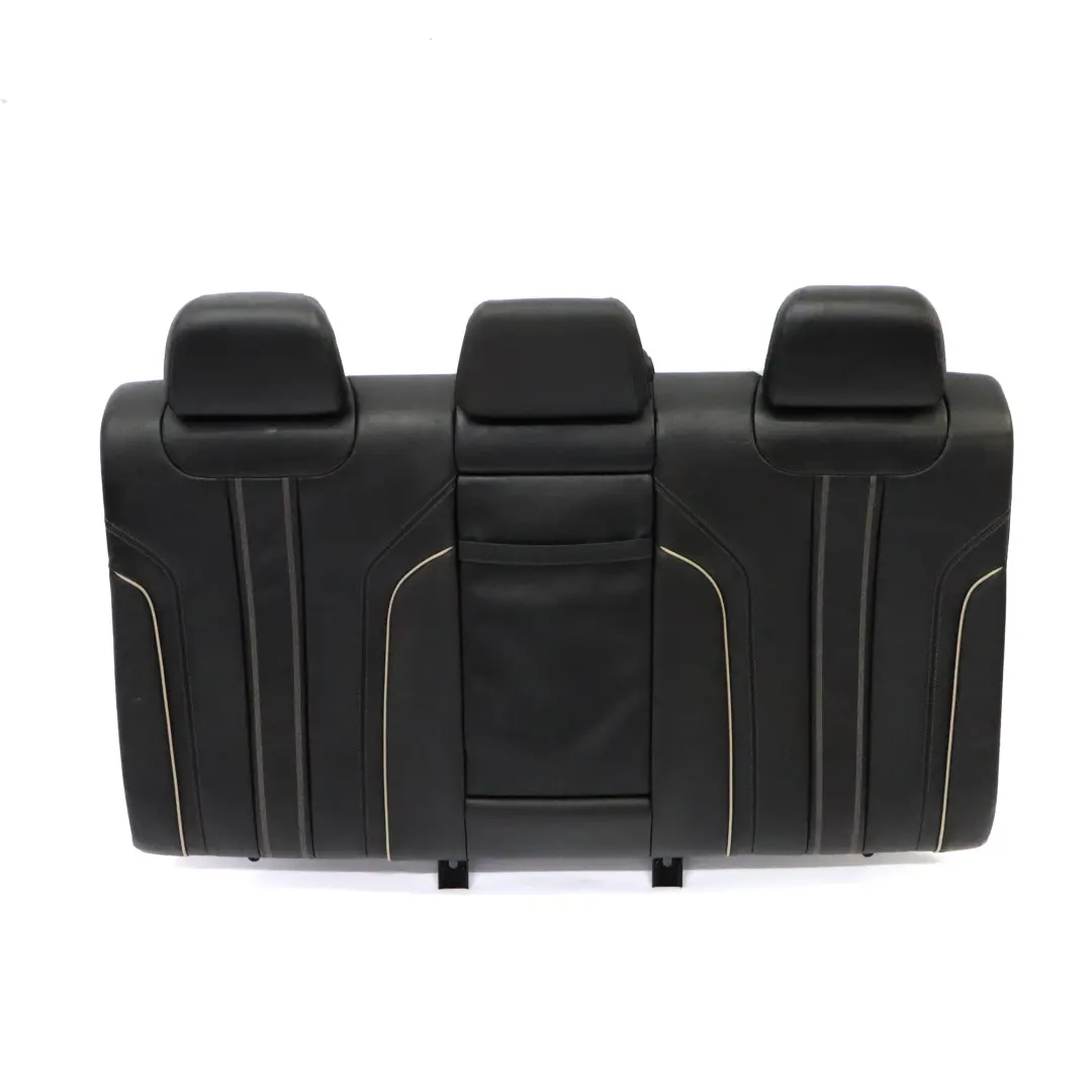 Respaldo Asiento Trasero Interior Funda Respaldo Cuero Dakota Negro para BMW G30 con número de pieza 7453643 BMW G30 Respaldo Asiento Trasero Interior Funda Respaldo Cuero Dakota Negro - SKU 7453643-1 - Número de pieza 7453643
