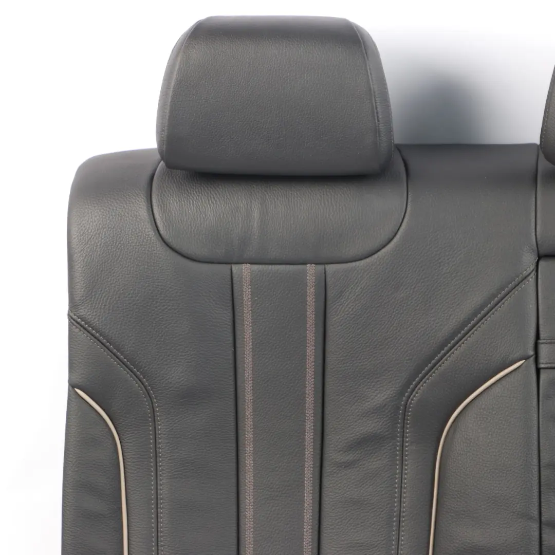 Backrest Interior Couch Back Cover Leather Dakota Black to BMW G30 Rear Seat with Part number 7453643 BMW G30 Rear Seat Backrest Interior Couch Back Cover Leather Dakota Black - SKU 7453643 - Part number 7453643