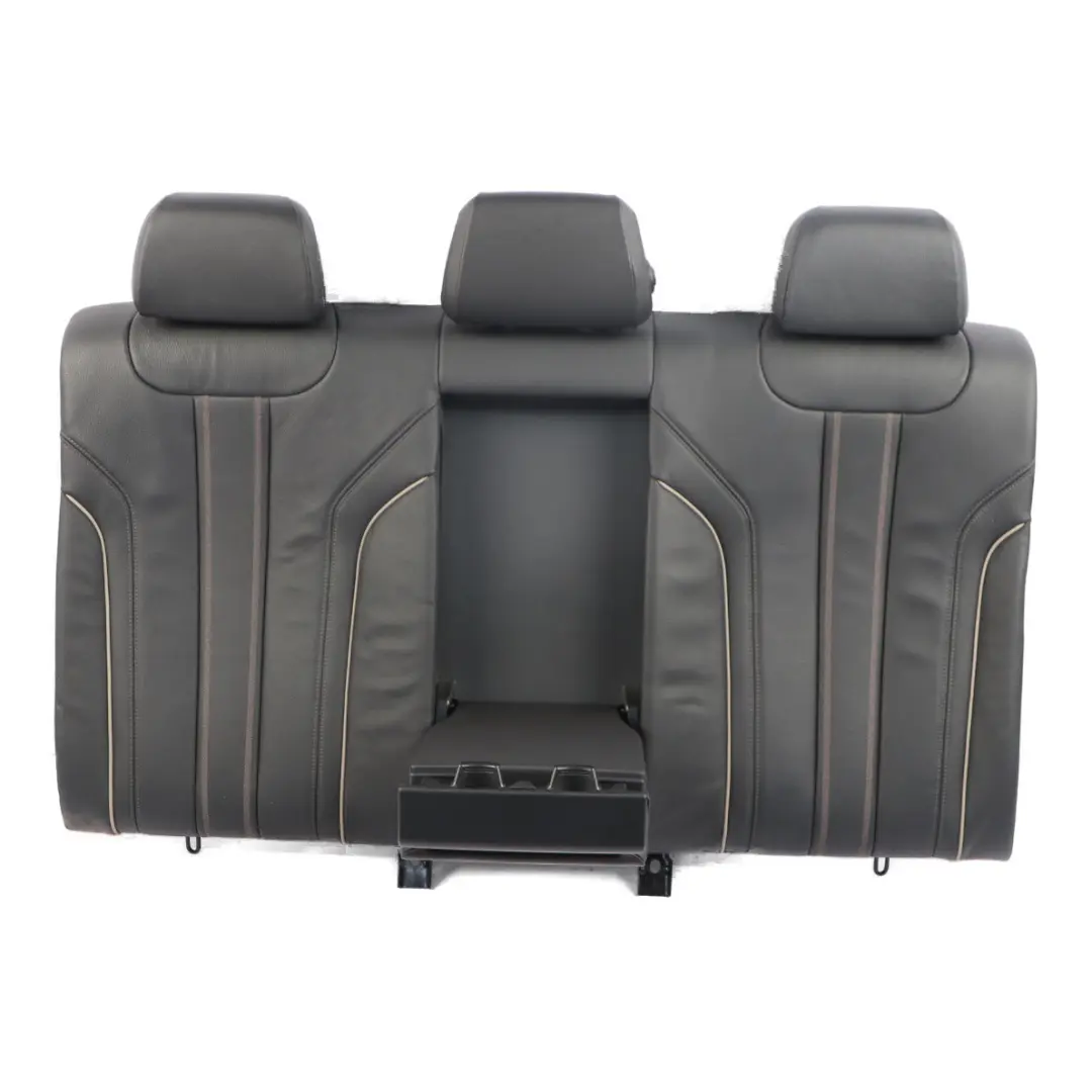 Backrest Interior Couch Back Cover Leather Dakota Black to BMW G30 Rear Seat with Part number 7453643 BMW G30 Rear Seat Backrest Interior Couch Back Cover Leather Dakota Black - SKU 7453643 - Part number 7453643