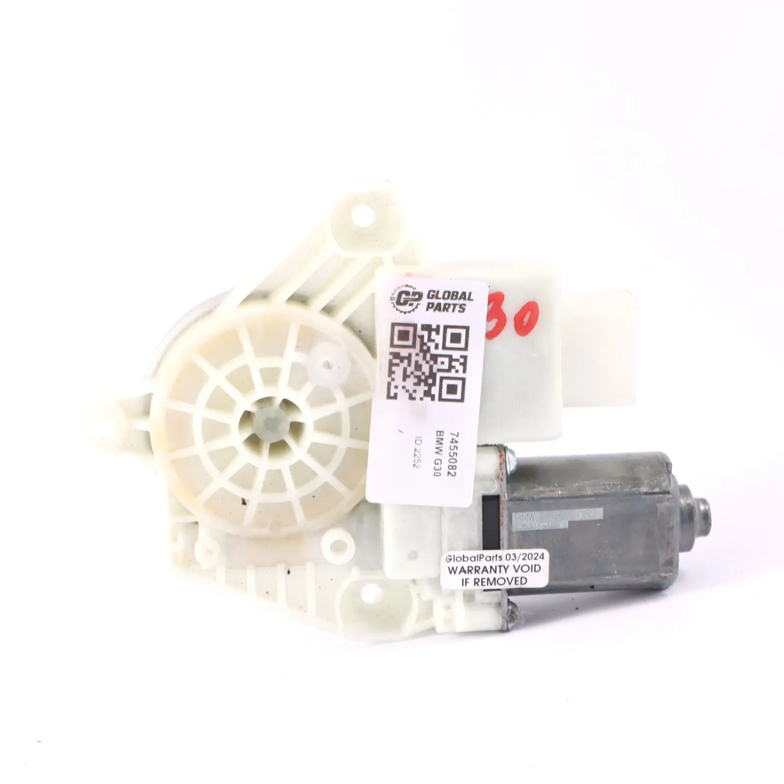 Motor Ventana BMW G11 G12 G30 G31 Delantero Derecho Elevador Regulador 7455082