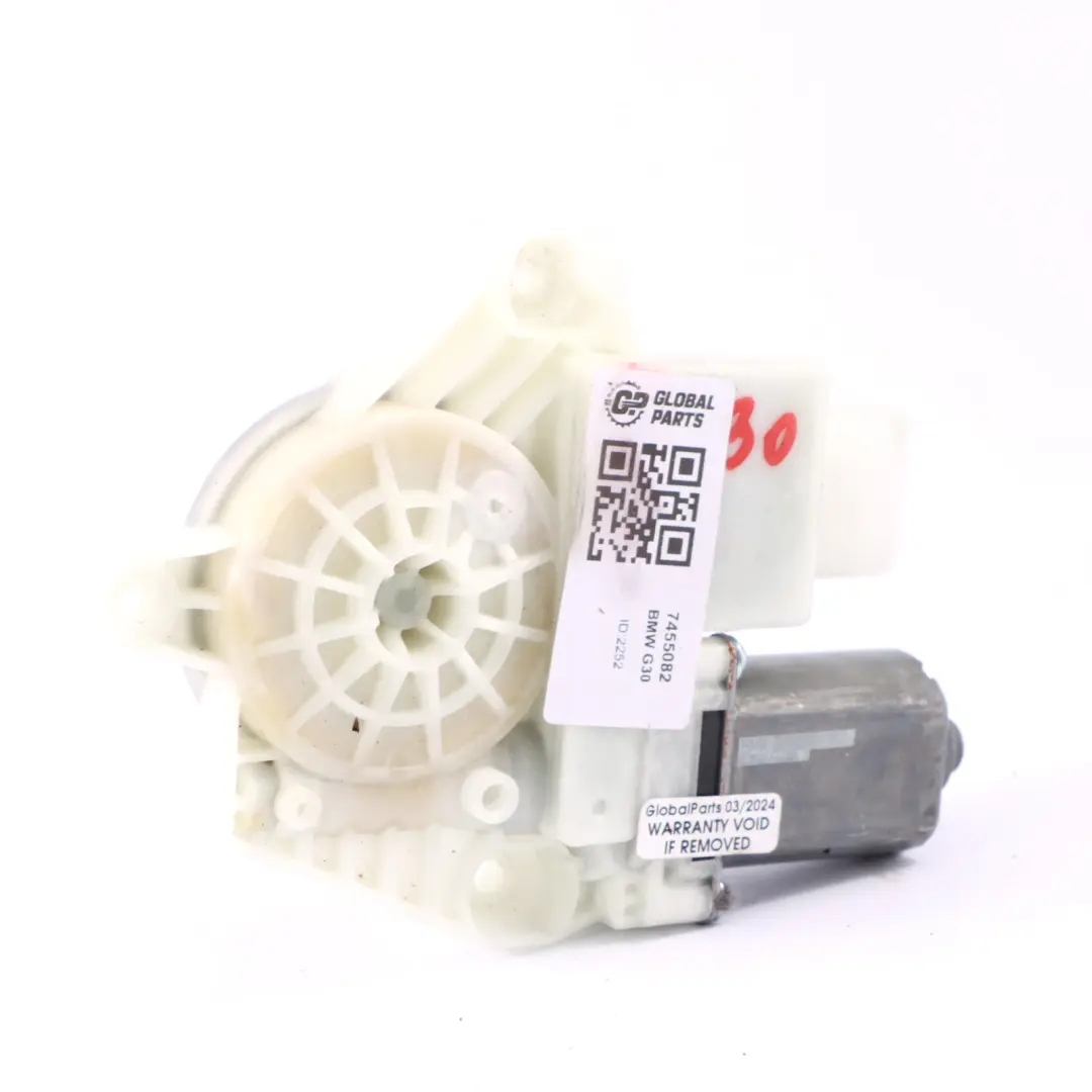 Motor Ventana BMW G11 G12 G30 G31 Delantero Derecho Elevador Regulador - SKU 7455082 - Número de pieza 7455082