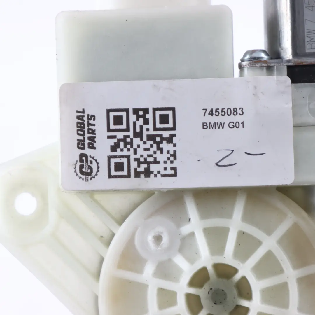 Left N/S Window Regulator Lifter Motor G01 to BMW G12 G30 Rear with Part number 7455083 BMW G12 G30 Rear Left N/S Window Regulator Lifter Motor G01 - SKU 7455083 - Part number 7455083