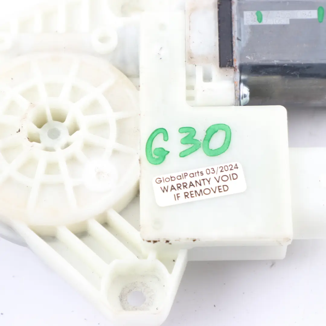 Motor BMW G30 F90 G11 Window Lifter Rear Door Right O/S Drive Mechanism - SKU 7455084 - Part number 7455084