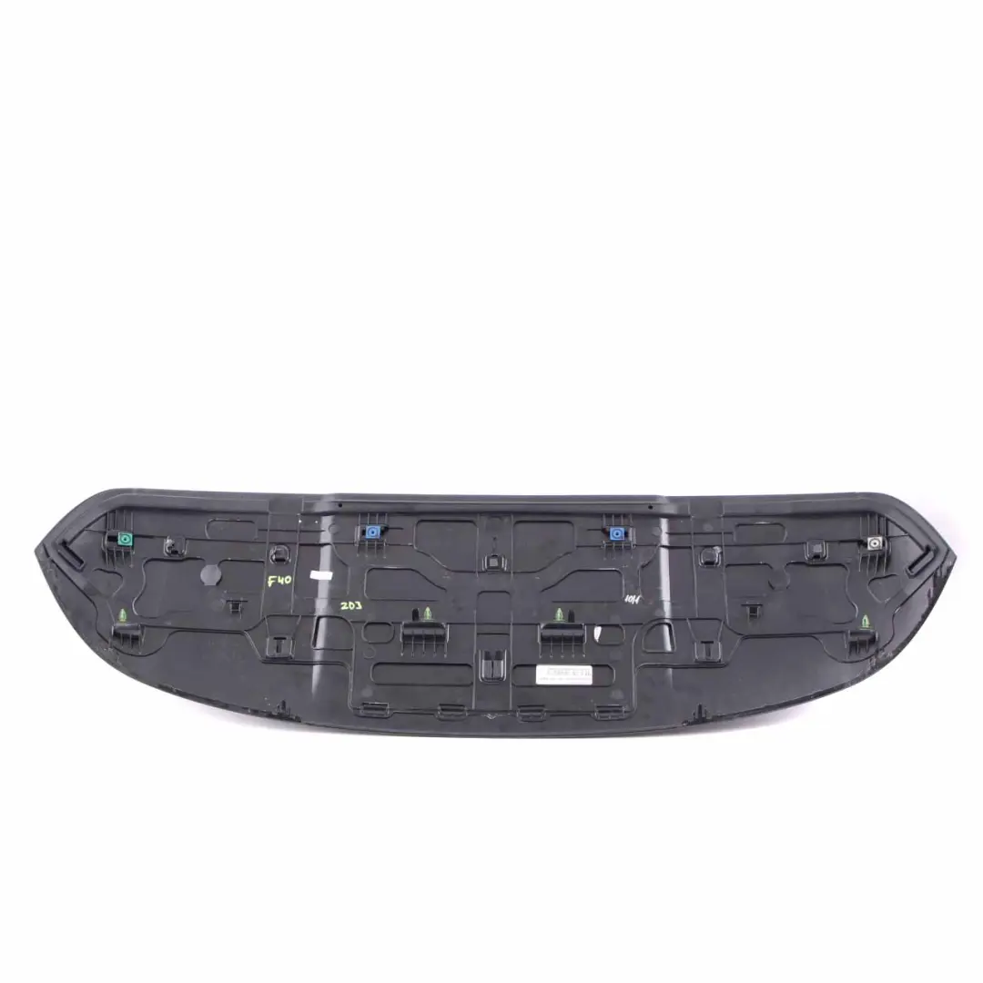 Spoiler Rear Panel Trunk Lid Tailgate Trim Black Sapphire - 475 to BMW F40 with Part number 7456070 BMW F40 Spoiler Rear Panel Trunk Lid Tailgate Trim Black Sapphire - 475 - SKU 7456070-BS - Part number 7456070