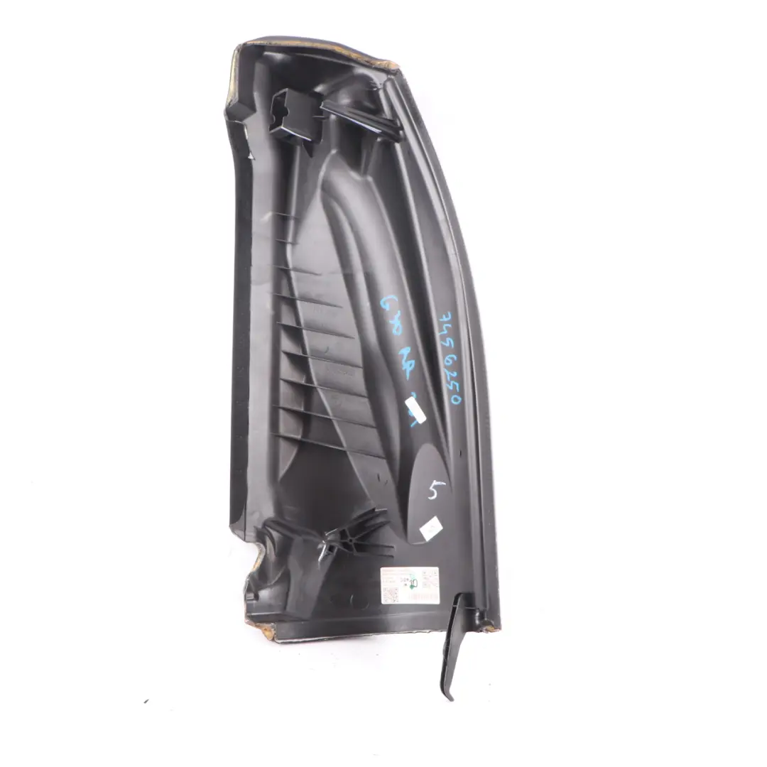 BMW G30 Lateral Trim Side Panel Rear Right O/S Seat Leather Dakota Black - SKU 7456250 - Part number 7456250