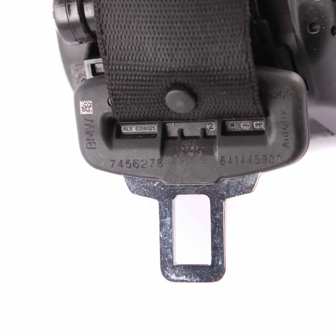 BMW F40 Ceinture de sécurité supérieure arrière droite noire - SKU 7456278 - Numéro de pièce 7456278