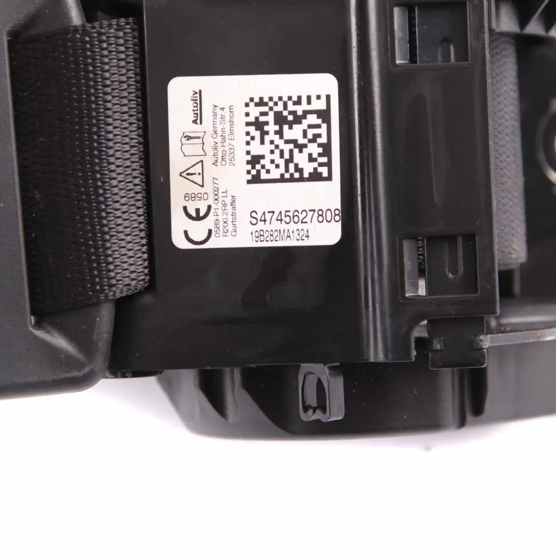 Right Upper Seat Belt O/S Black to BMW 1 Series F40 Rear with Part number 7456278 BMW 1 Series F40 Rear Right Upper Seat Belt O/S Black - SKU 7456278 - Part number 7456278