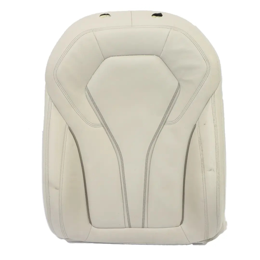  Sitzlehne BMW G30 G31 Vorne Links Beheizter Bezug Elfenbein Weiß Leder - SKU 7457703 - Teilenummer 7457703