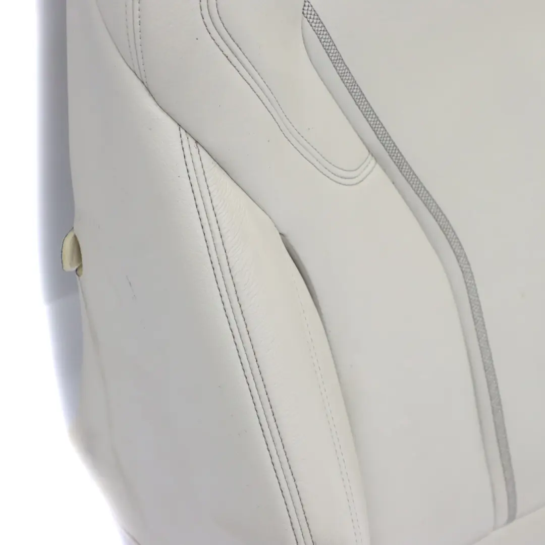  Dossier de siège BMW G30 G31 Avant Gauche Chauffant Housse Cuir Ivoire Blanc - SKU 7457703 - Numéro de pièce 7457703