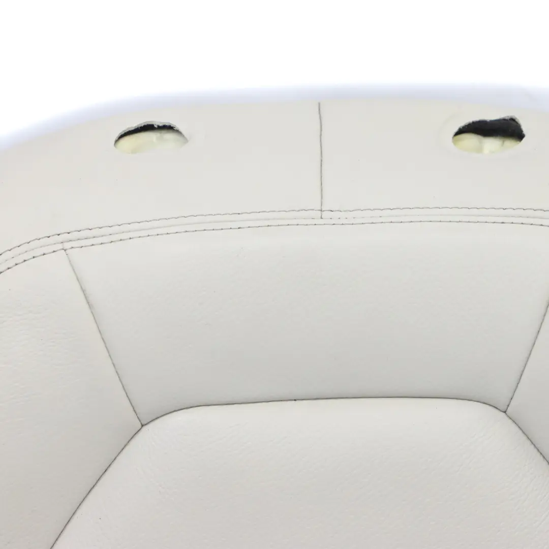  Dossier de siège BMW G30 G31 Avant Gauche Chauffant Housse Cuir Ivoire Blanc - SKU 7457703 - Numéro de pièce 7457703