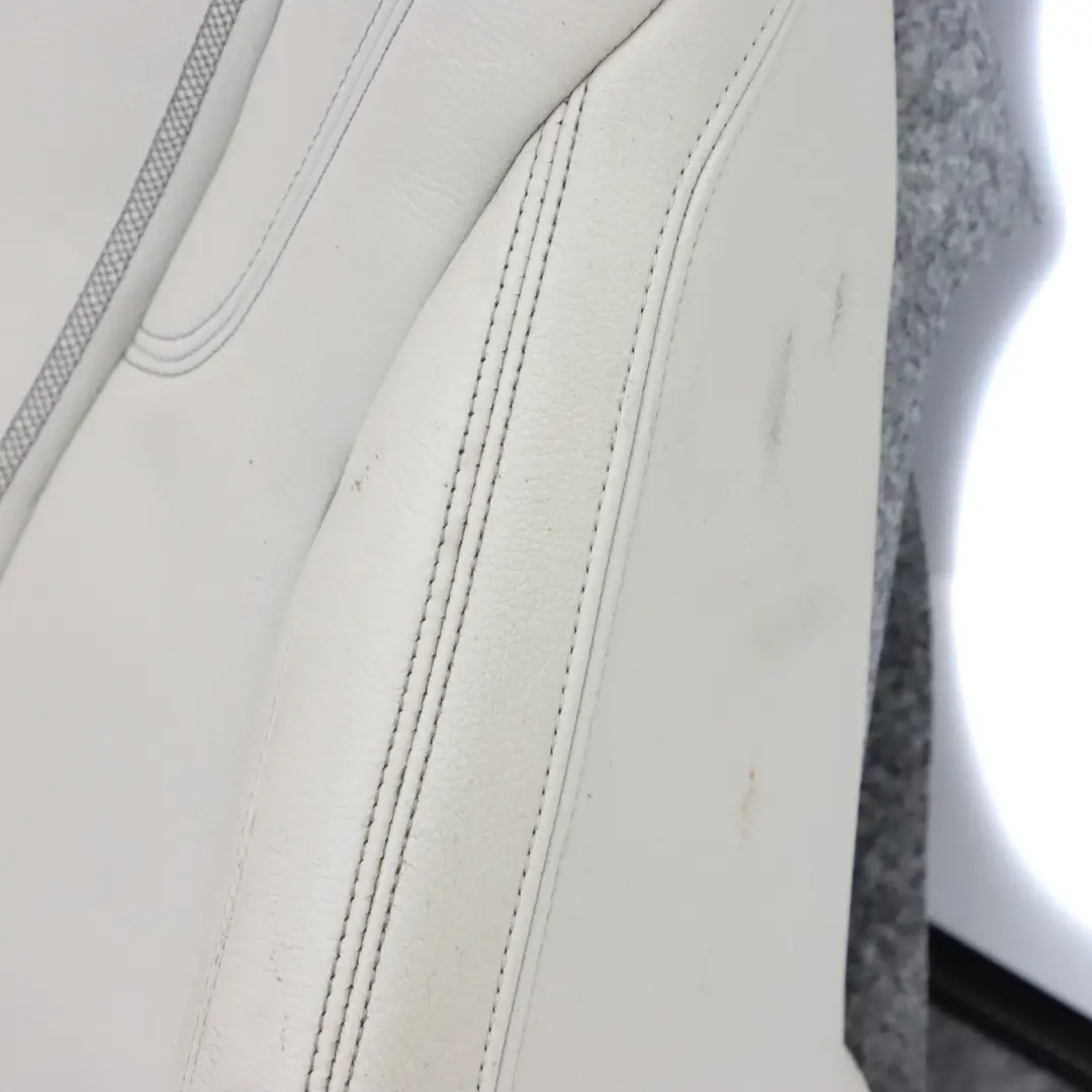  Dossier de siège BMW G30 G31 Avant Gauche Chauffant Housse Cuir Ivoire Blanc - SKU 7457703 - Numéro de pièce 7457703