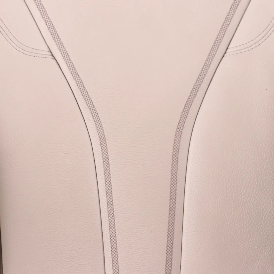 Seat Backrest BMW G30 G31 Front Right O/S Heated Cover Leather Ivory White - SKU 7457704-1 - Part number 7457704