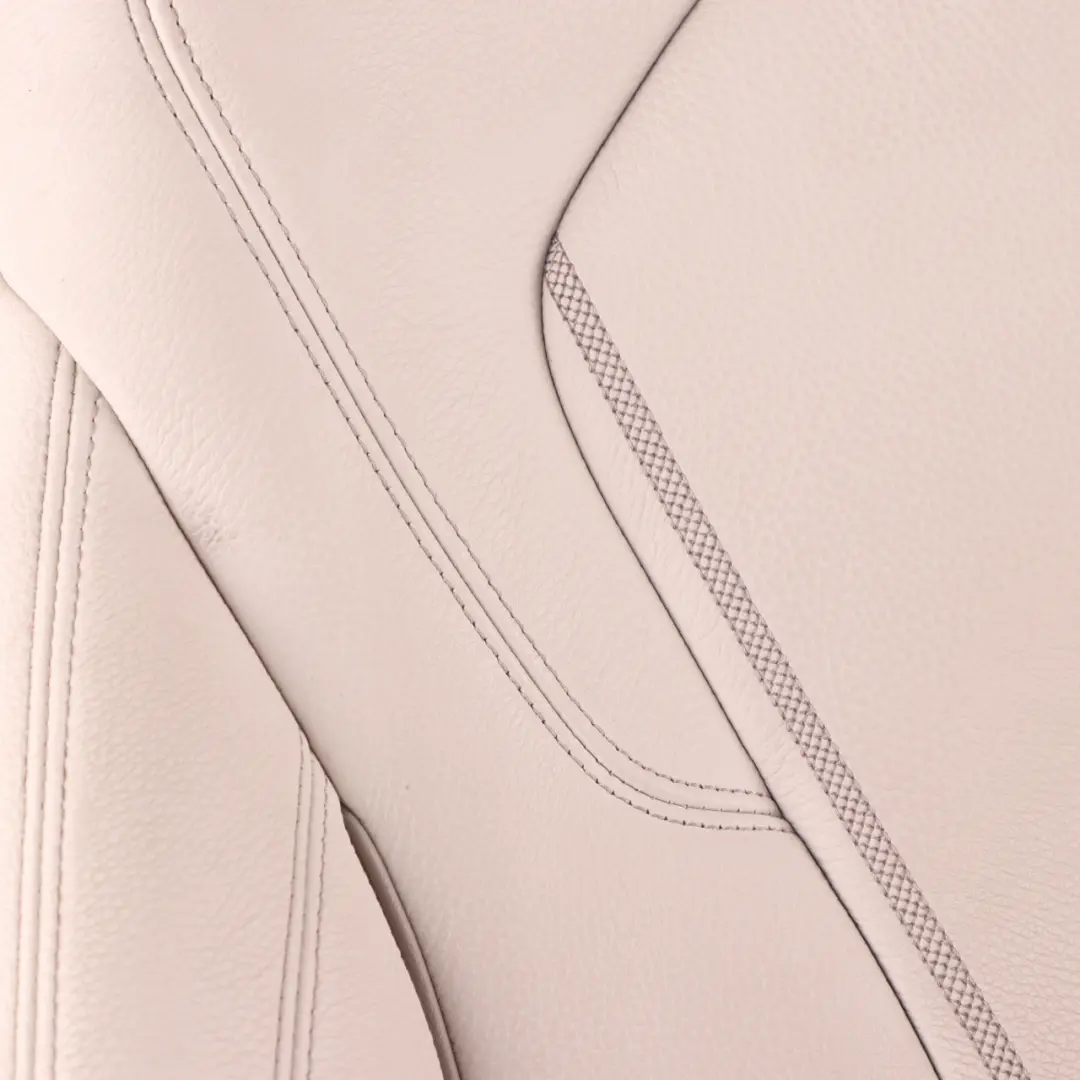 Backrest BMW G30 G31 Front Right O/S Heated Cover Leather Ivory White to Seat with Part number 7457704 Seat Backrest BMW G30 G31 Front Right O/S Heated Cover Leather Ivory White - SKU 7457704-1 - Part number 7457704