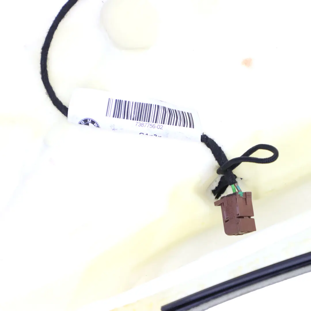 Seat Backrest BMW G30 G31 Front Right O/S Heated Cover Ivory White Leather - SKU 7457704 - Part number 7457704
