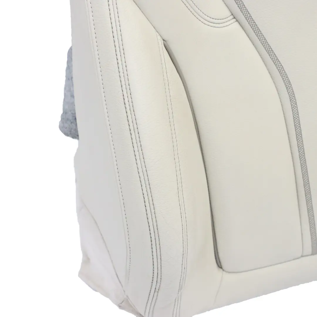  Dossier de siège BMW G30 G31 Avant Droit Chauffant Housse Cuir Ivoire Blanc - SKU 7457704 - Numéro de pièce 7457704