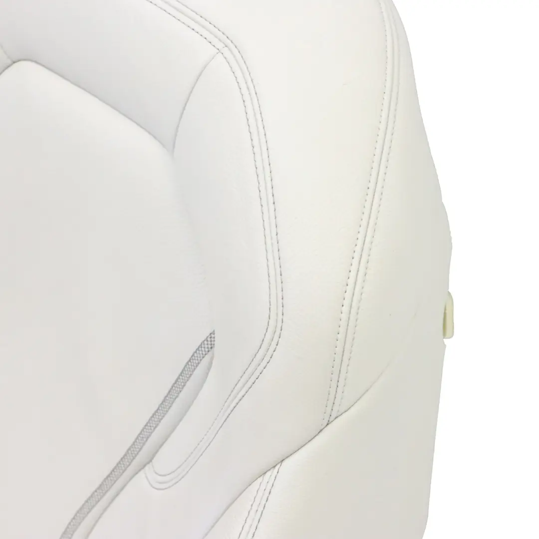  Dossier de siège BMW G30 G31 Avant Droit Chauffant Housse Cuir Ivoire Blanc - SKU 7457704 - Numéro de pièce 7457704