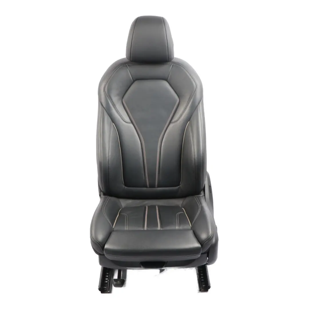  Front Seat BMW G30 G31 M Sport Heated Left N/S Interior Leather Dakota Black - SKU 7457707-1 - Part number 7457707