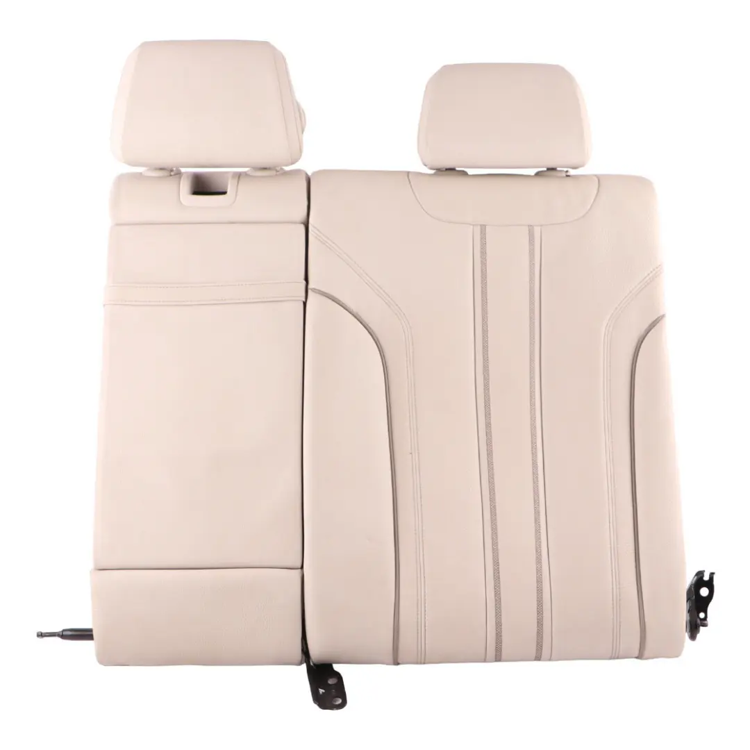 Backrest Rear Left N/S Back Cover Leather Dakota Ivory White to BMW G30 Seat with Part number 7457767 BMW G30 Seat Backrest Rear Left N/S Back Cover Leather Dakota Ivory White - SKU 7457767 - Part number 7457767