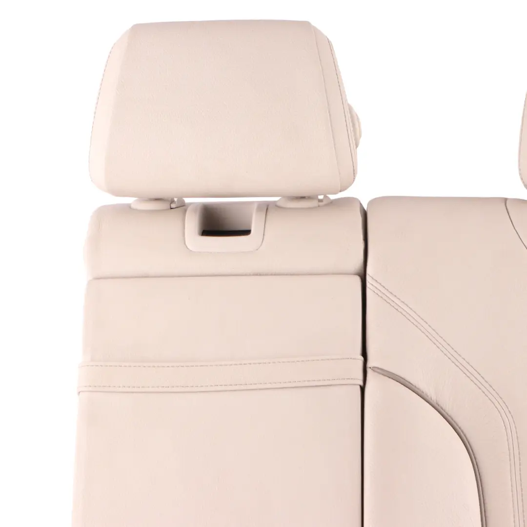 Backrest Rear Left N/S Back Cover Leather Dakota Ivory White to BMW G30 Seat with Part number 7457767 BMW G30 Seat Backrest Rear Left N/S Back Cover Leather Dakota Ivory White - SKU 7457767 - Part number 7457767