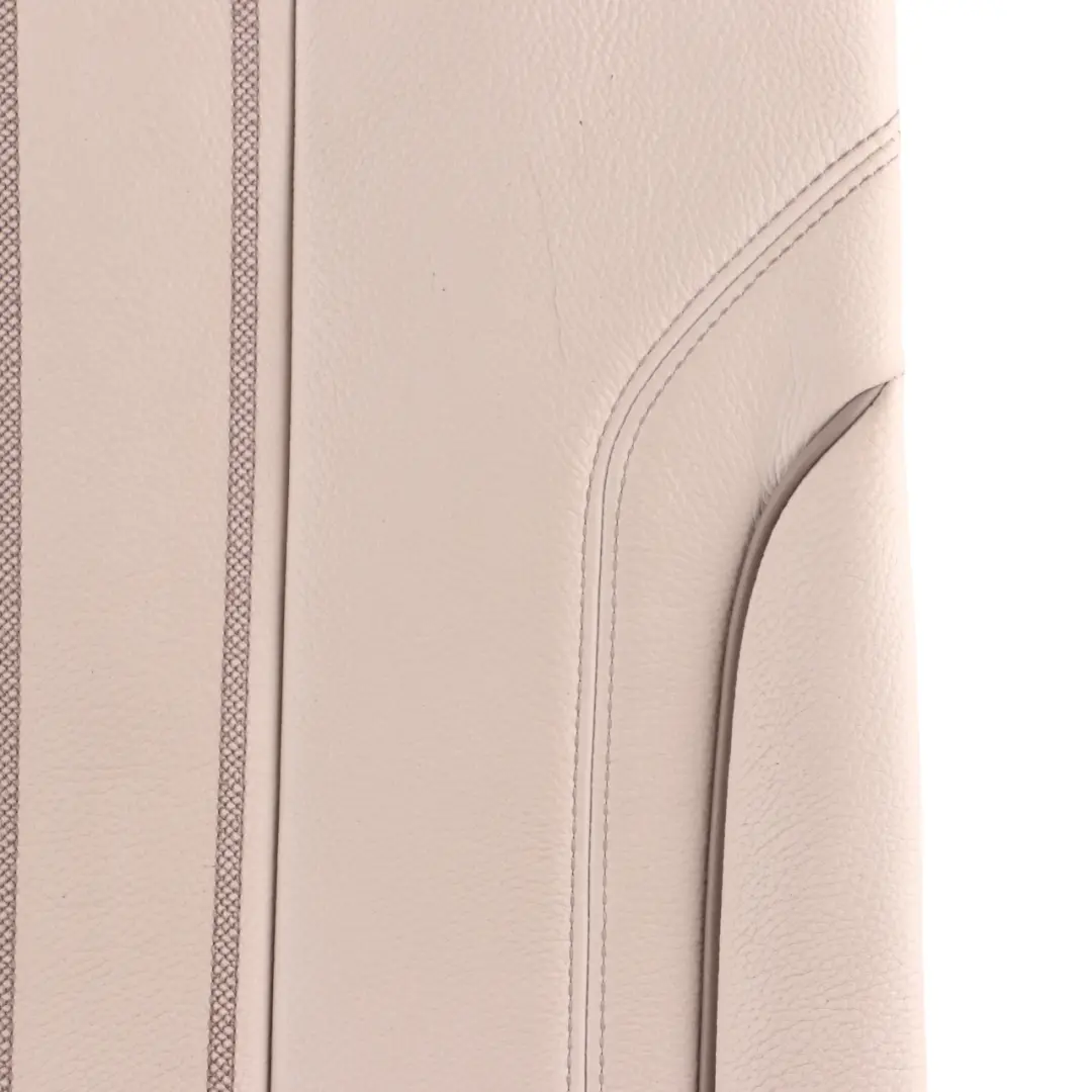Backrest Rear Left N/S Back Cover Leather Dakota Ivory White to BMW G30 Seat with Part number 7457767 BMW G30 Seat Backrest Rear Left N/S Back Cover Leather Dakota Ivory White - SKU 7457767 - Part number 7457767